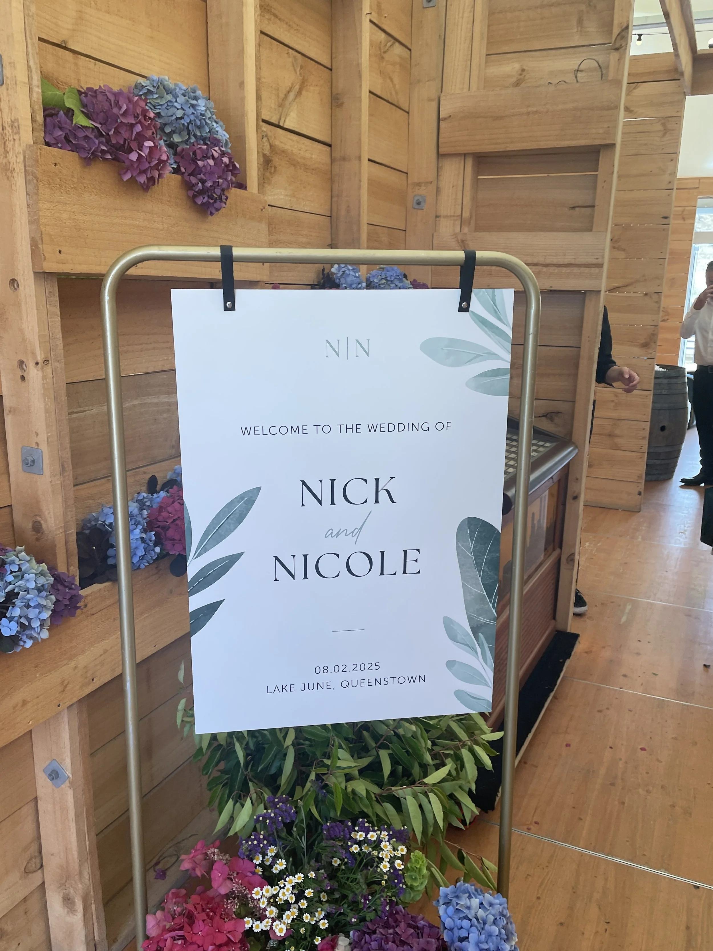Wedding Welcome Signage