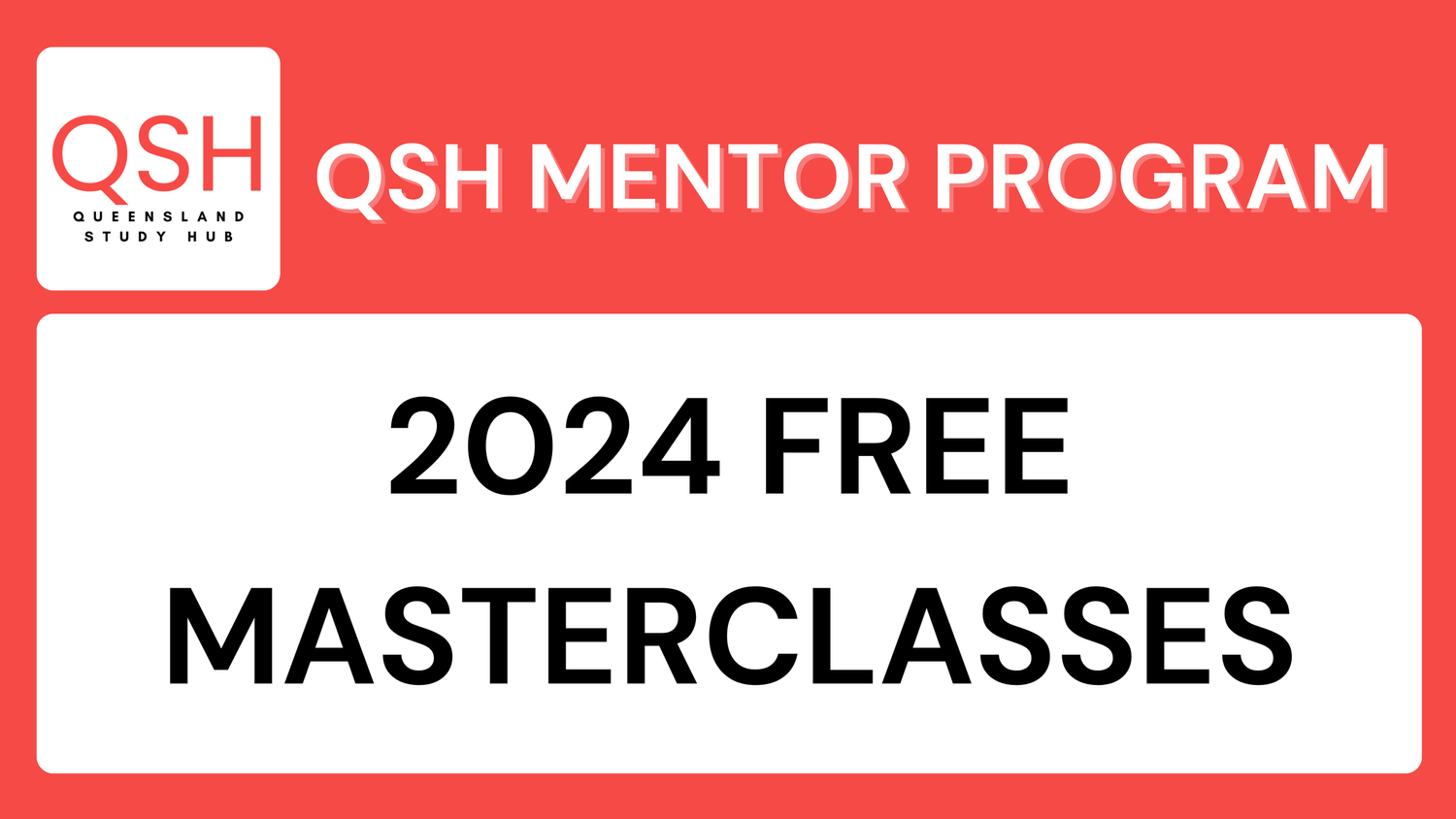 QSH Mentor Program — Queensland Study Hub