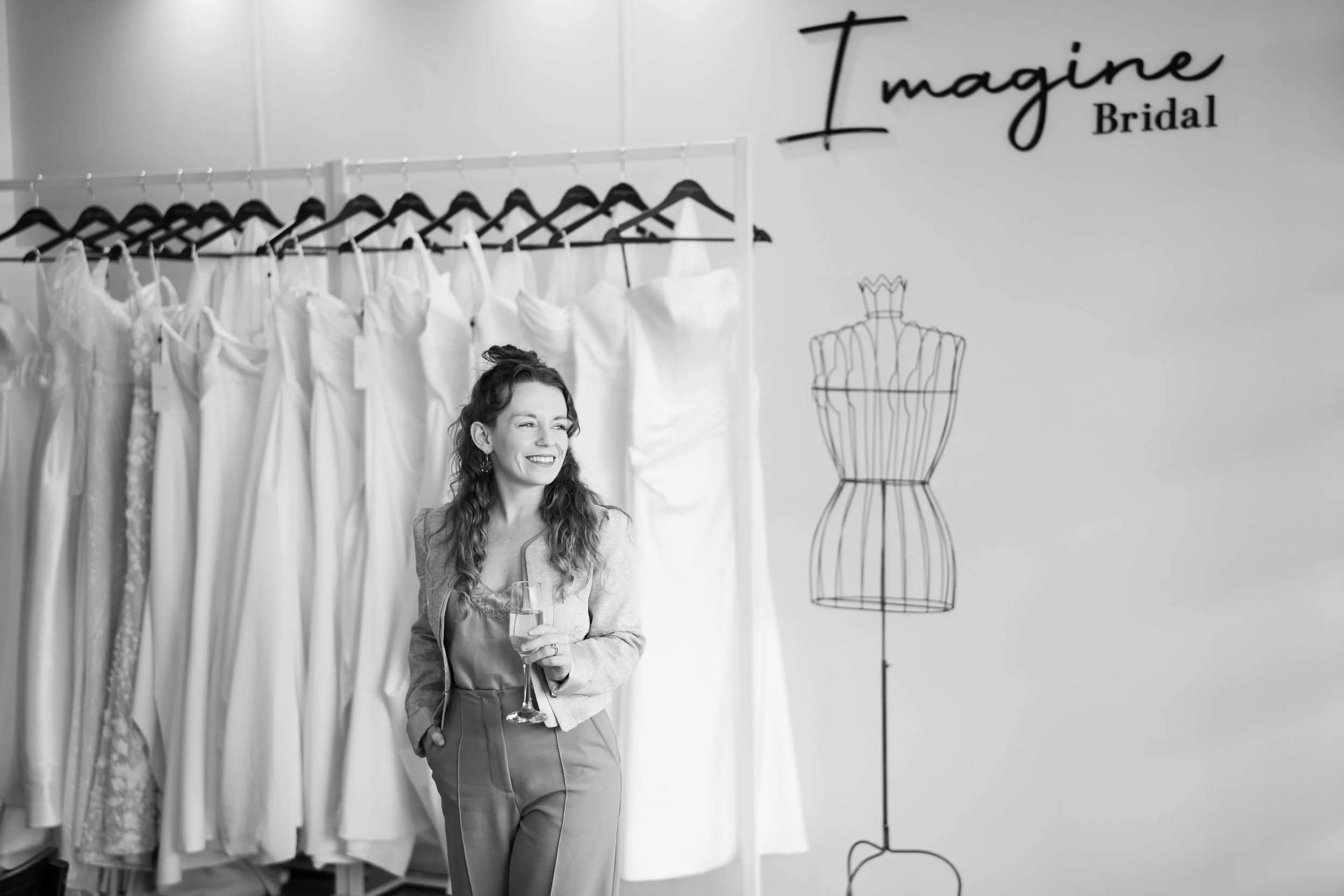 Luxury bridal appointment experience at Imagine Bridal Studio