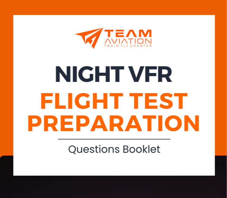 Night VFR Flight Test Preparation – Questions Booklet (Digital Download)