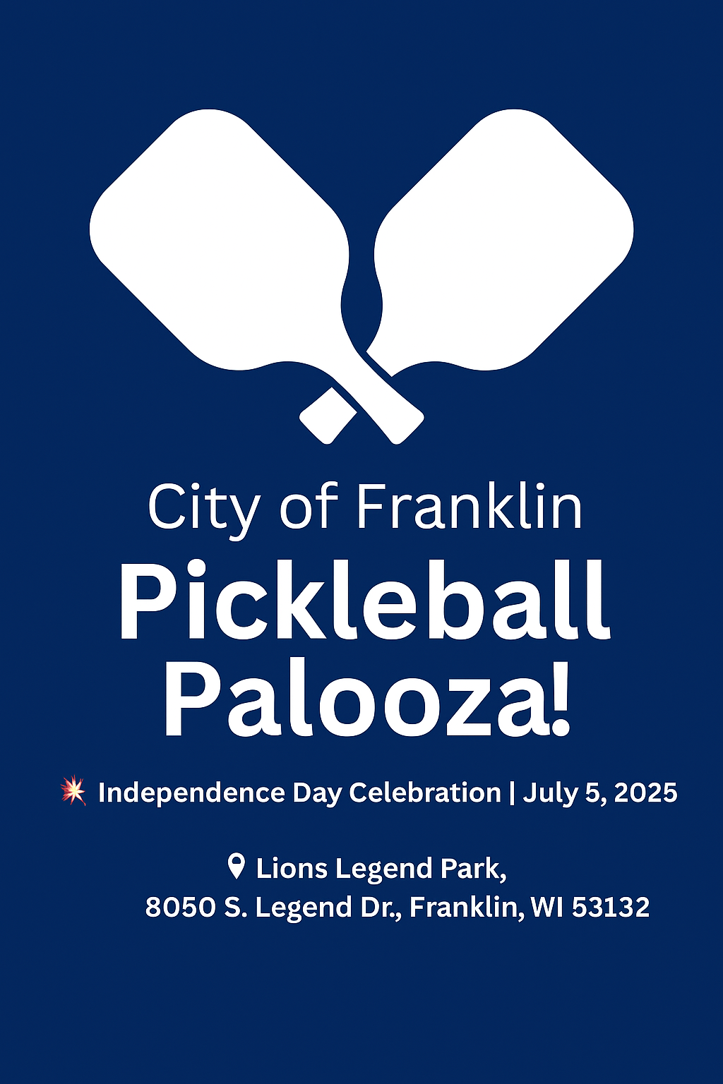 City of Franklin – Pickleball Palooza!