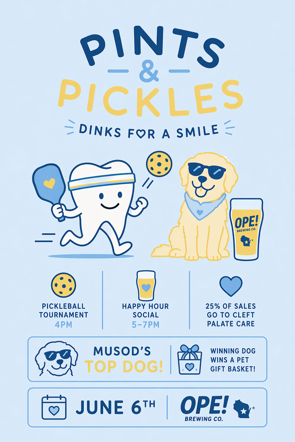Pints and Pickles, Dinks for a Smile