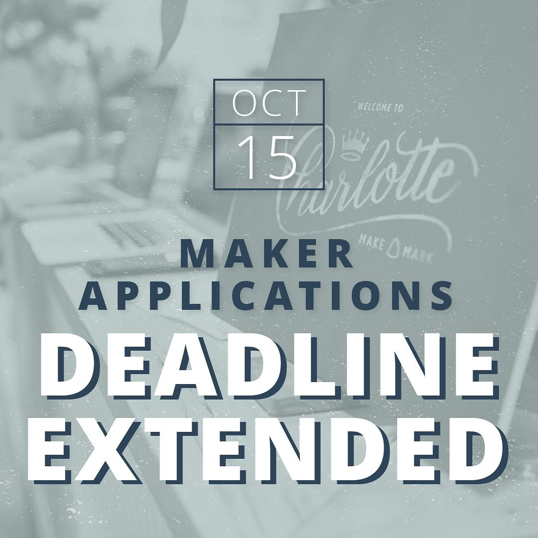 🎉Exciting news! 🎉 
We&rsquo;re extending the deadline for Maker applications to next Tuesday, October 15th! Don&rsquo;t miss your chance to be a significant part of Make A Mark&rsquo;s 2024 make-a-thon on November 23rd and make good!

Submit your a