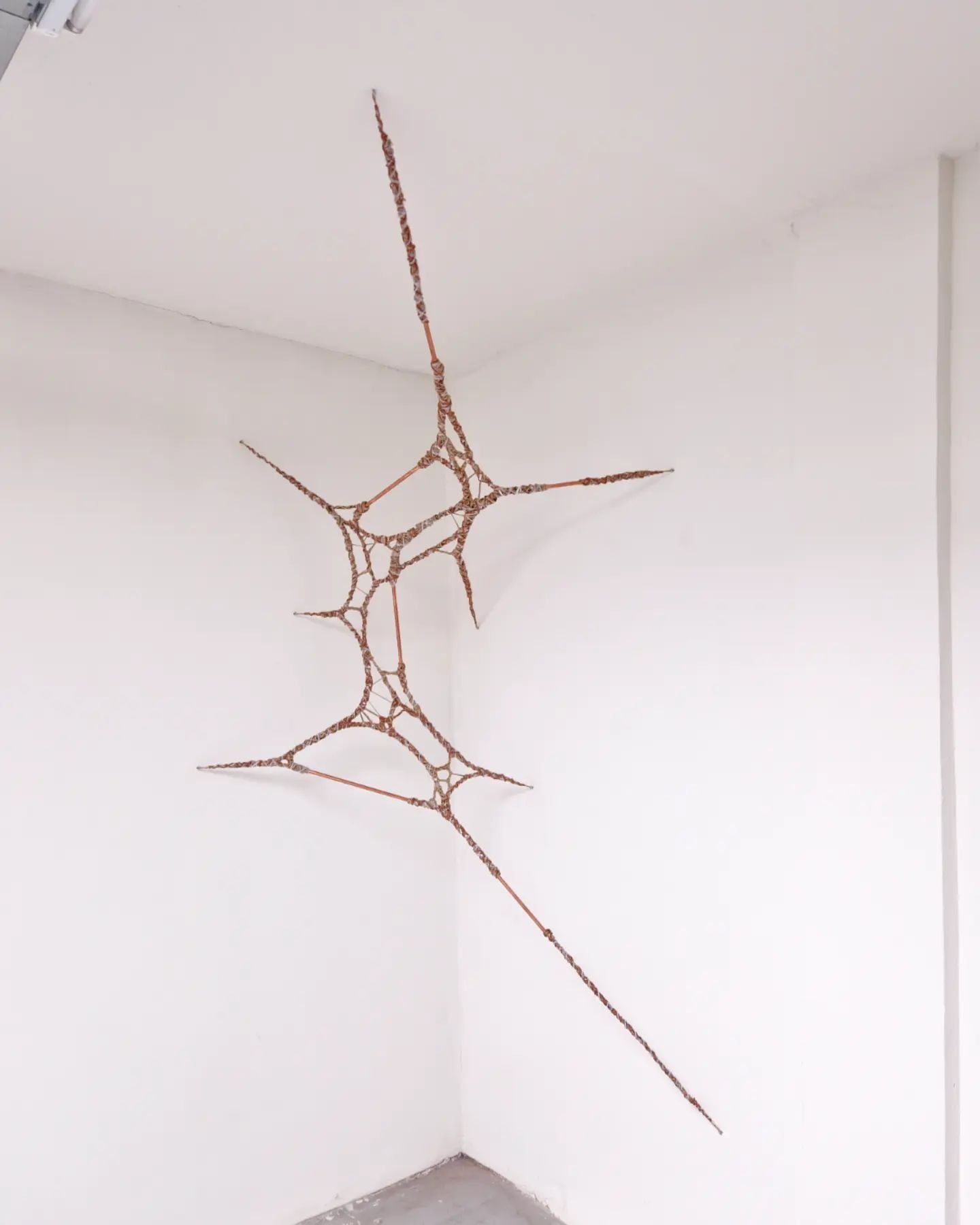Made specifically for the show (P)REVIEW 1. Can be seen and bought via @franktaalgallery

24#1
&euro;6000
Approx dimensions 250 x 100
2024

#newwork #installationart #foundmaterials #corner #string