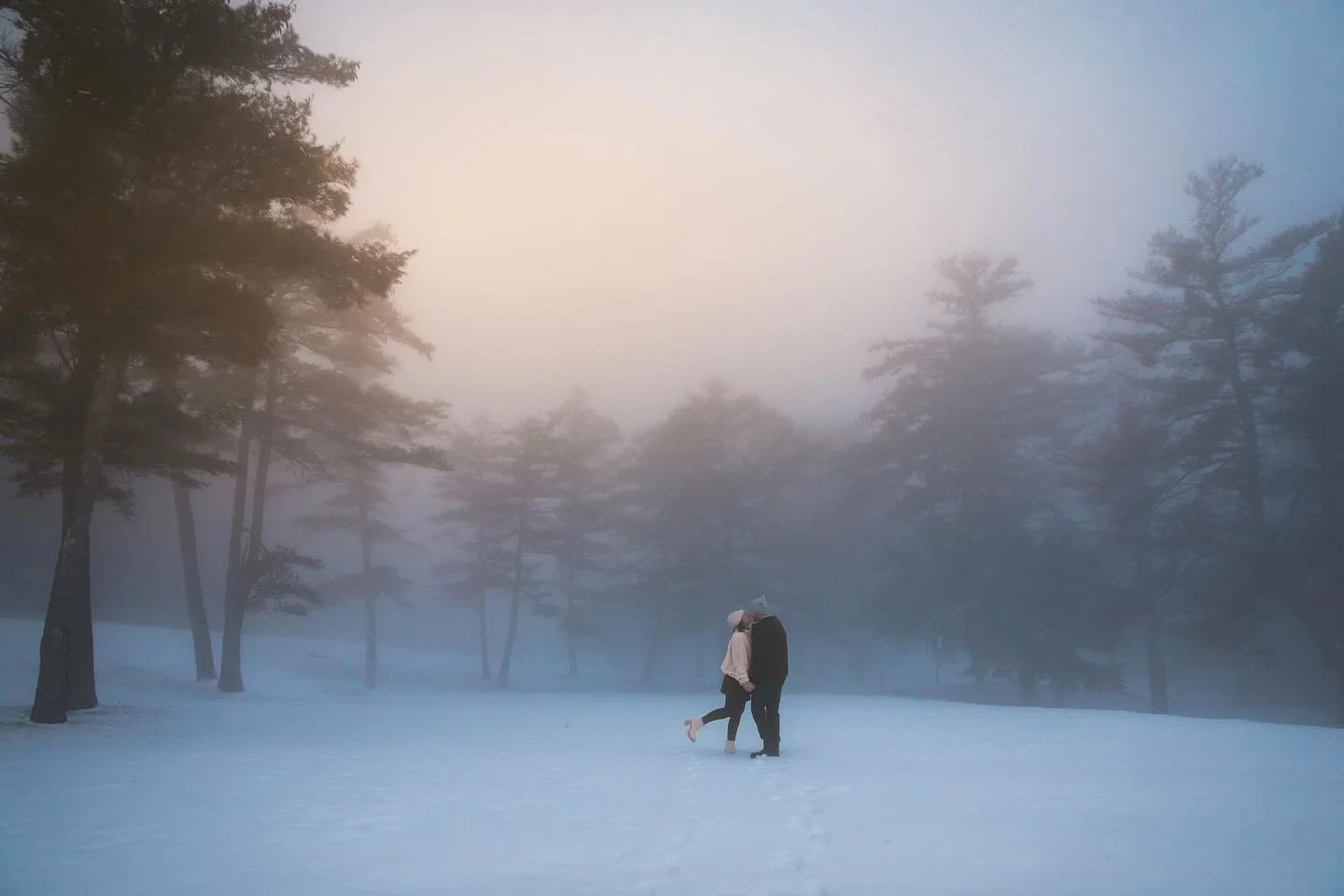 Spring is coming quickly! Thank you to everyone who trusted me to photograph you all in less-than-sunshine-blue-sky weather. 
It made for a beautiful, memorable series of winter engagement sessions and I wouldn&rsquo;t trade these moody images for an