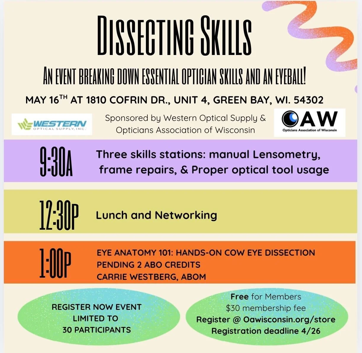 In Person Training - Dissecting Skills - OAW New Member Pricing