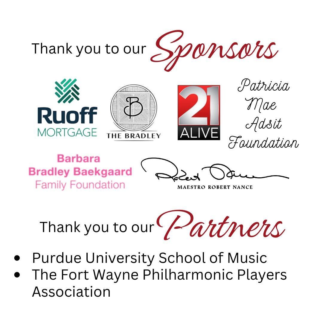 Thanks to our sponsors and partners for helping make possible our upcoming musical production, &quot;A Night At The Opera.&quot;

Make plans to come out to the Auer Performance Hall at Rhinehart Music Center for a dynamic night of opera performances!