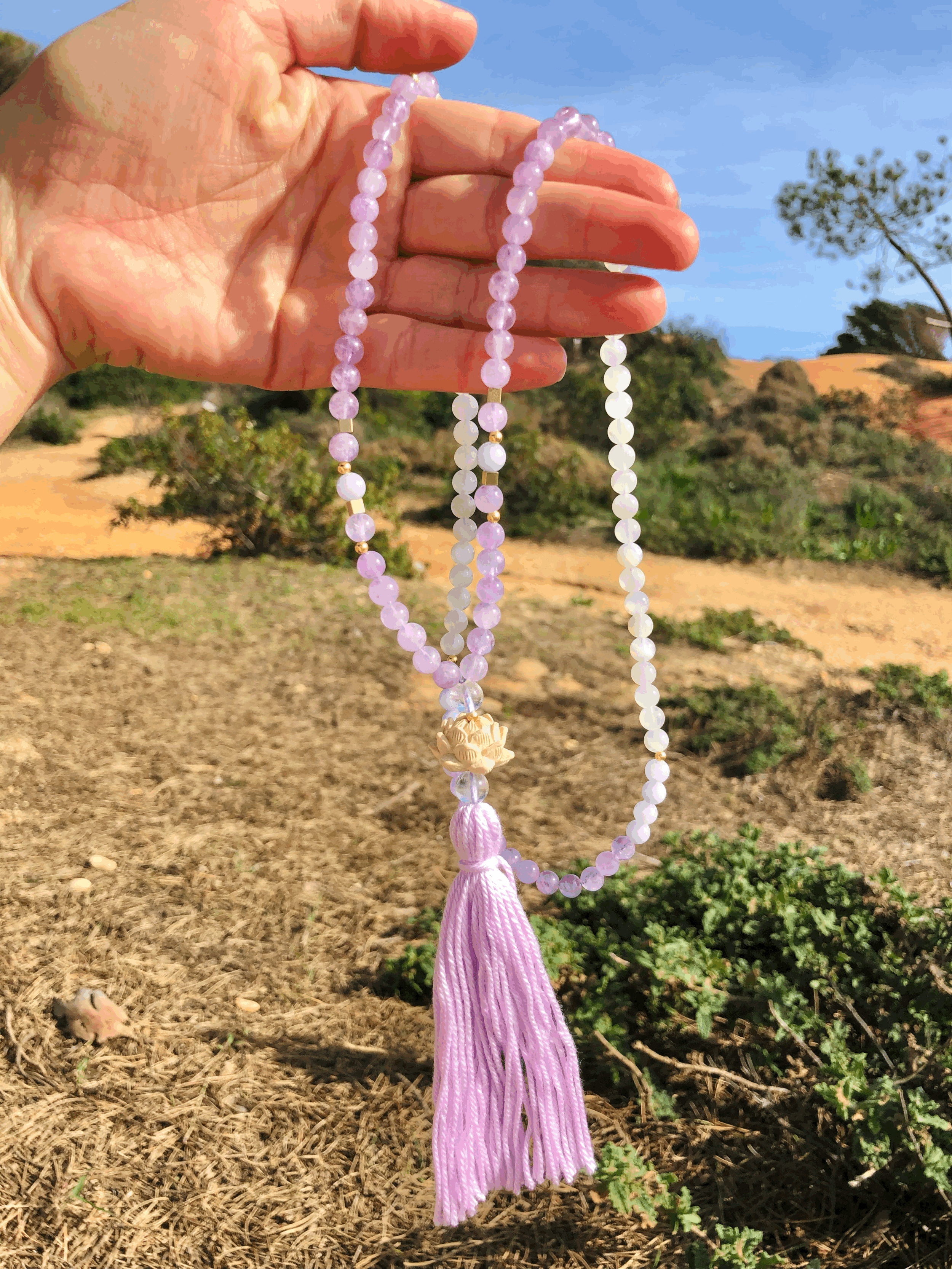 THIRD EYE - AMETHYST MALA