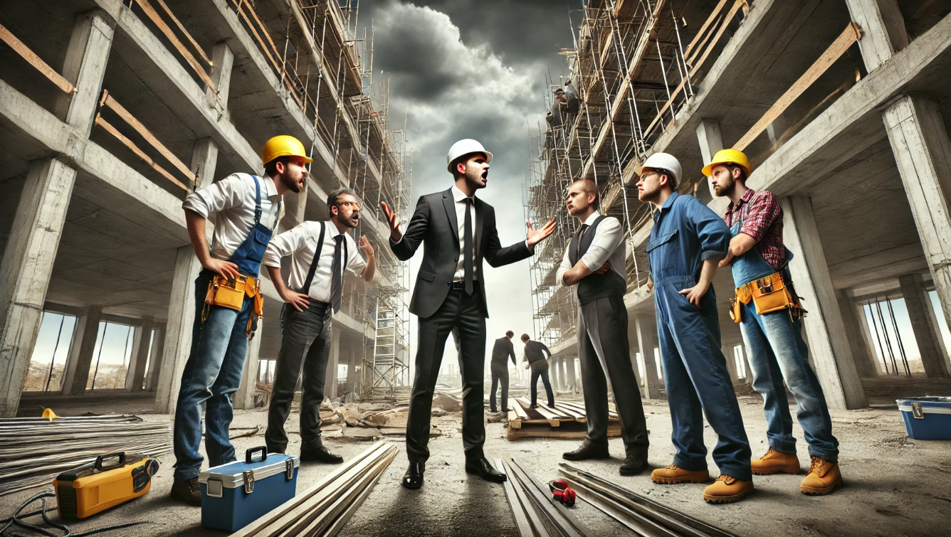 Devo contratar vários empreiteiros ou apenas um que faça tudo?