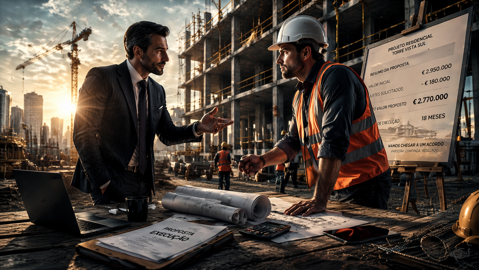 Como negociar preços com empreiteiros