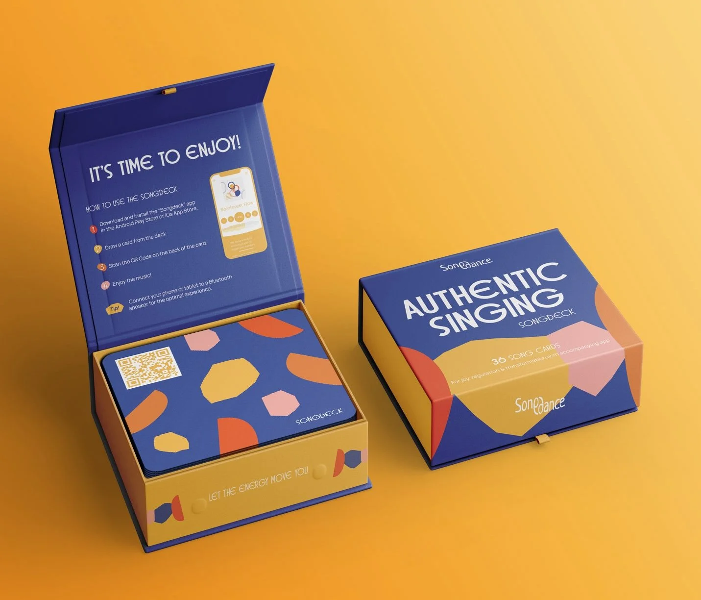 ๐ It’s happening! Our Songdeck pre-order is live! ๐ถโจ
A Songdeck is like an oracle card deck, but each card holds a unique song, mantra, or soundscape—36 in total! Just draw a card, scan it with our app, and the music plays instantly.