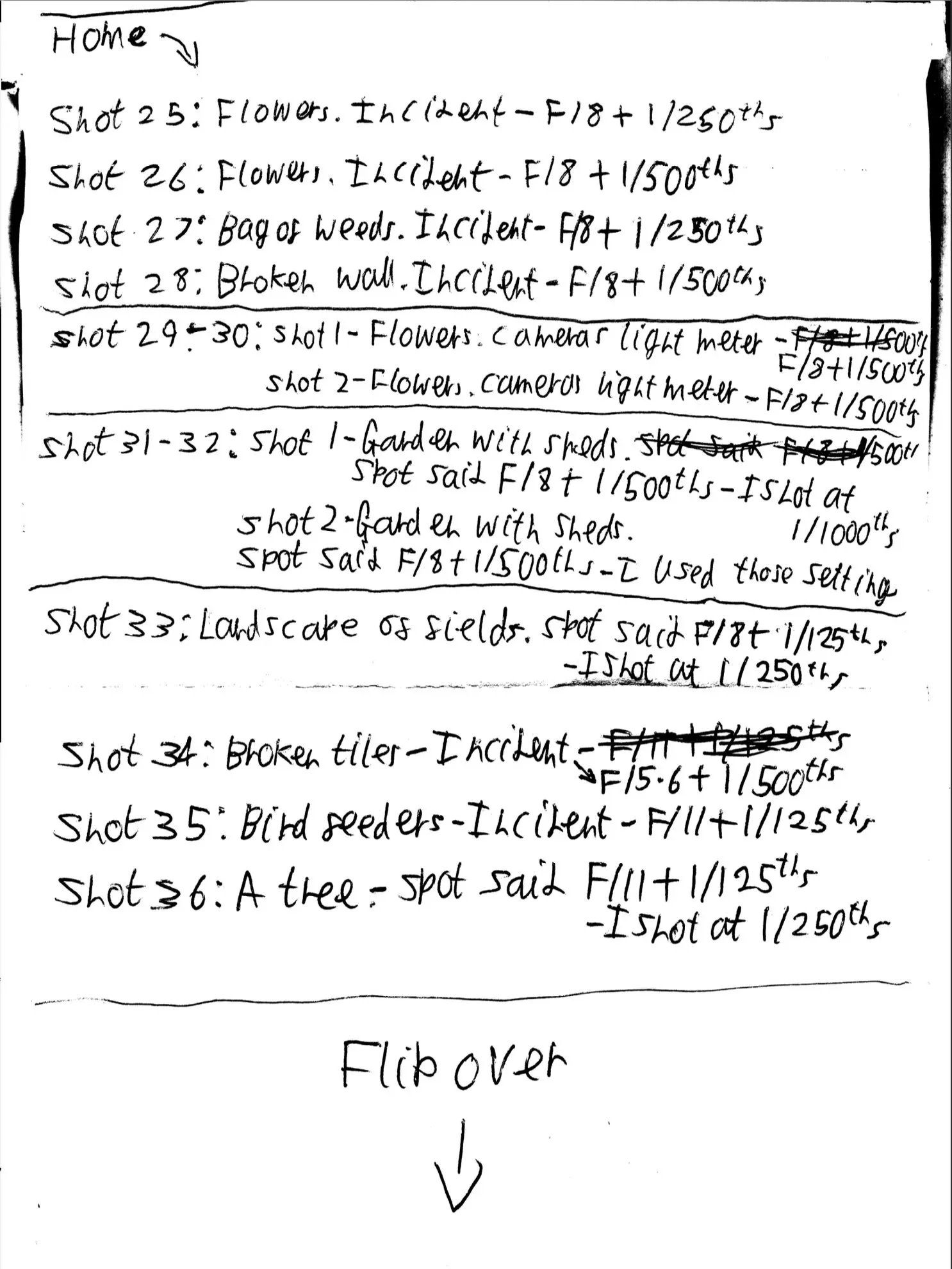 During Shooting Part Three 