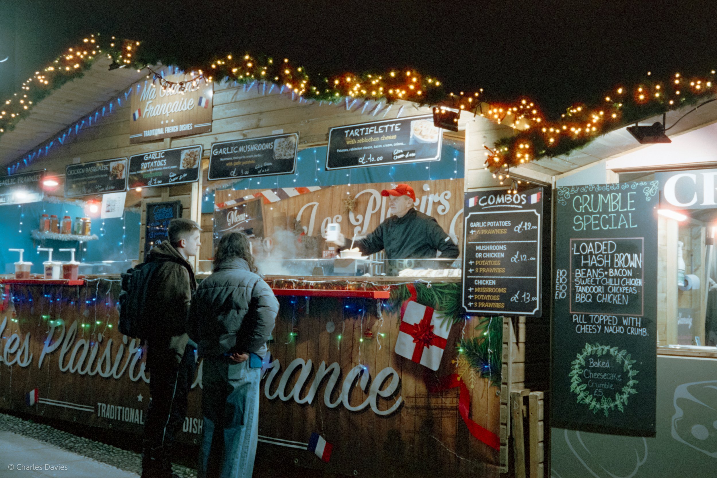 Roll 16 - 2024 - Europe - United Kingdom - Exeter - Cinestill 800T - Olympus 35DC - 35mm - Film - Colour - Night time 