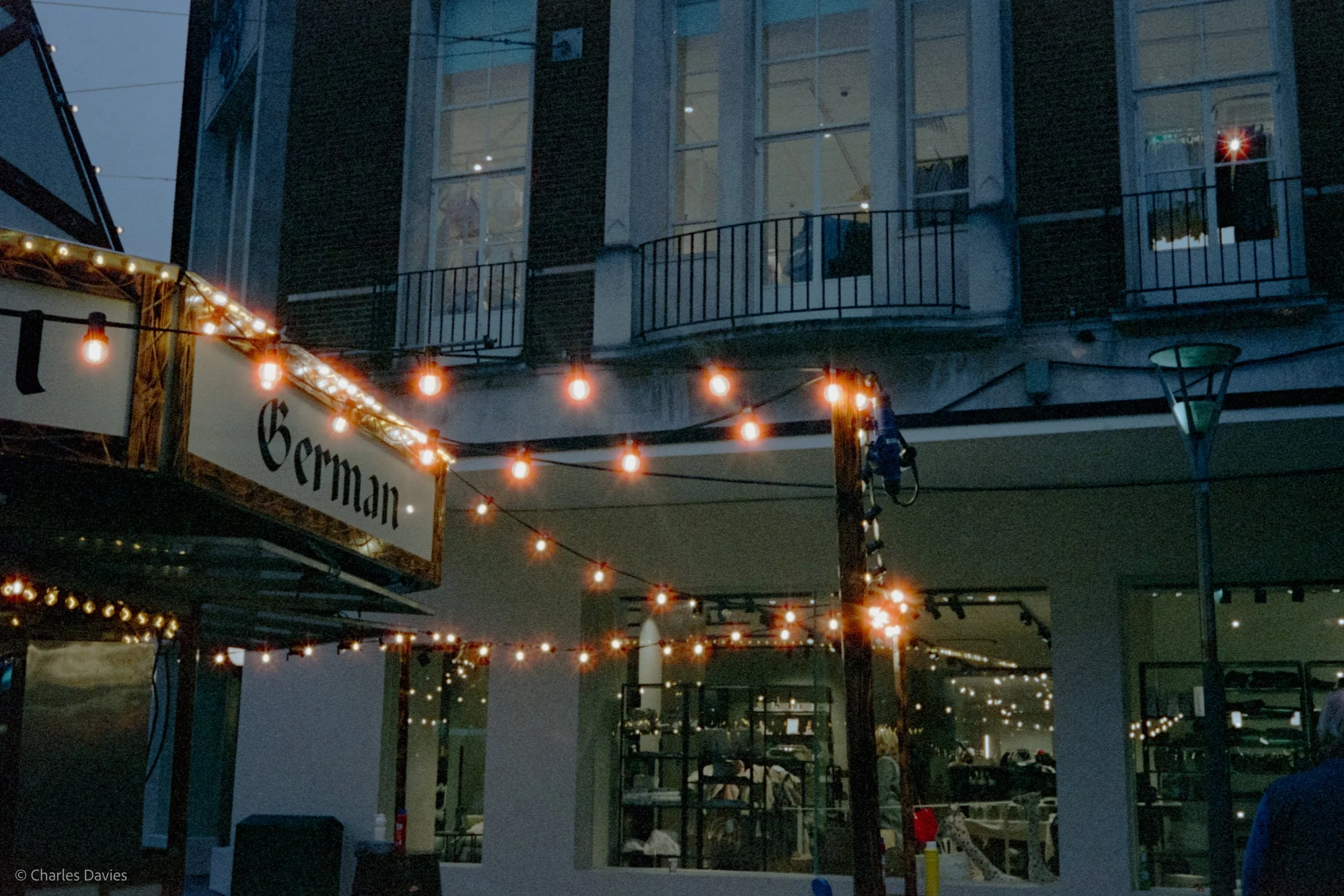 Roll 16 - 2024 - Europe - United Kingdom - Exeter - Cinestill 800T - Olympus 35DC - 35mm - Film - Colour - Night time 