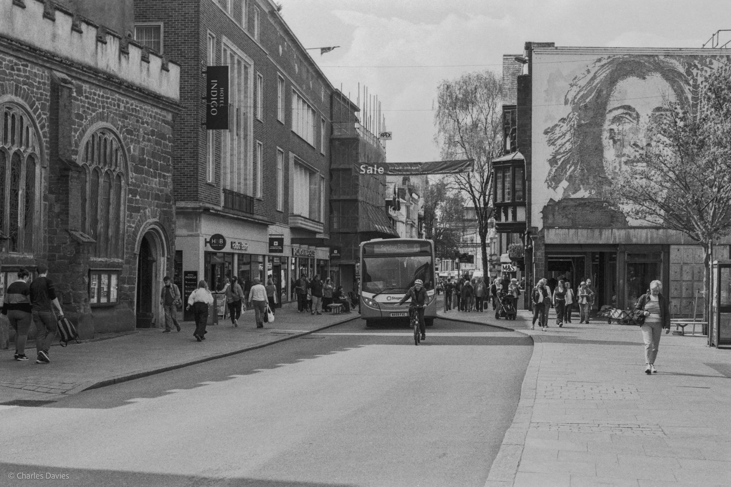 Roll 28 - 2025 - Europe - United Kingdom - Exeter - Kentmere Pan 400 - Minolta X-300 - 35mm - Film - B&W 