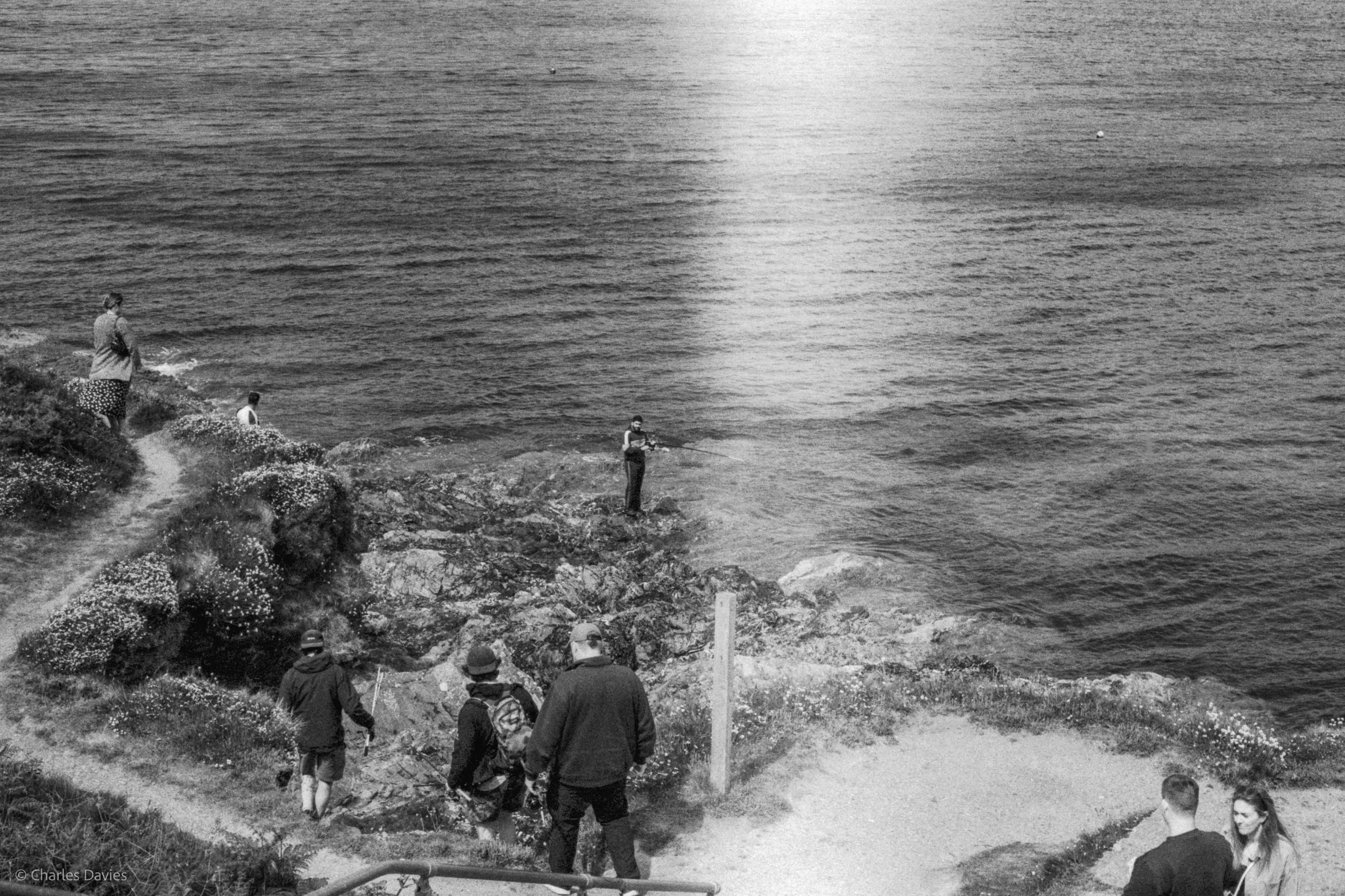 Roll 33 - 2025 - Europe - United Kingdom - Pendennis Point - Fomapan 400 - Contax RTS - 35mm - Film - B&W