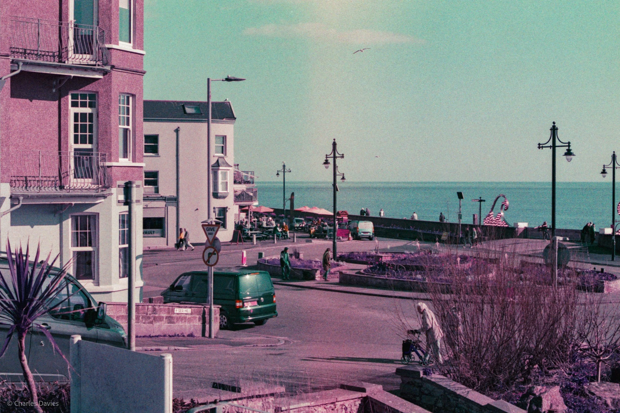 Roll 24 - 2025 - Europe - United Kingdom - Seaton - Lomo Purple - Contax RTS - 35mm - Film - Colour
