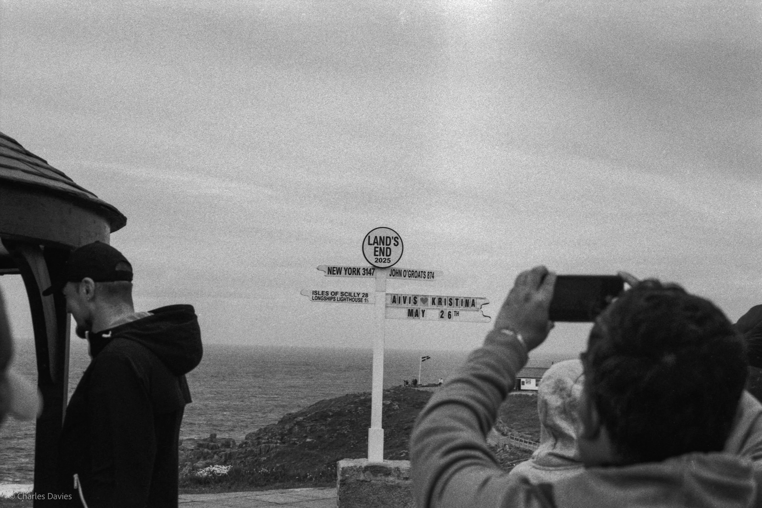 Roll 34 - 2025 - Europe - United Kingdom - Land's End - Kentmere Pan 400 - Contax RTS - 35mm - Film - B&W