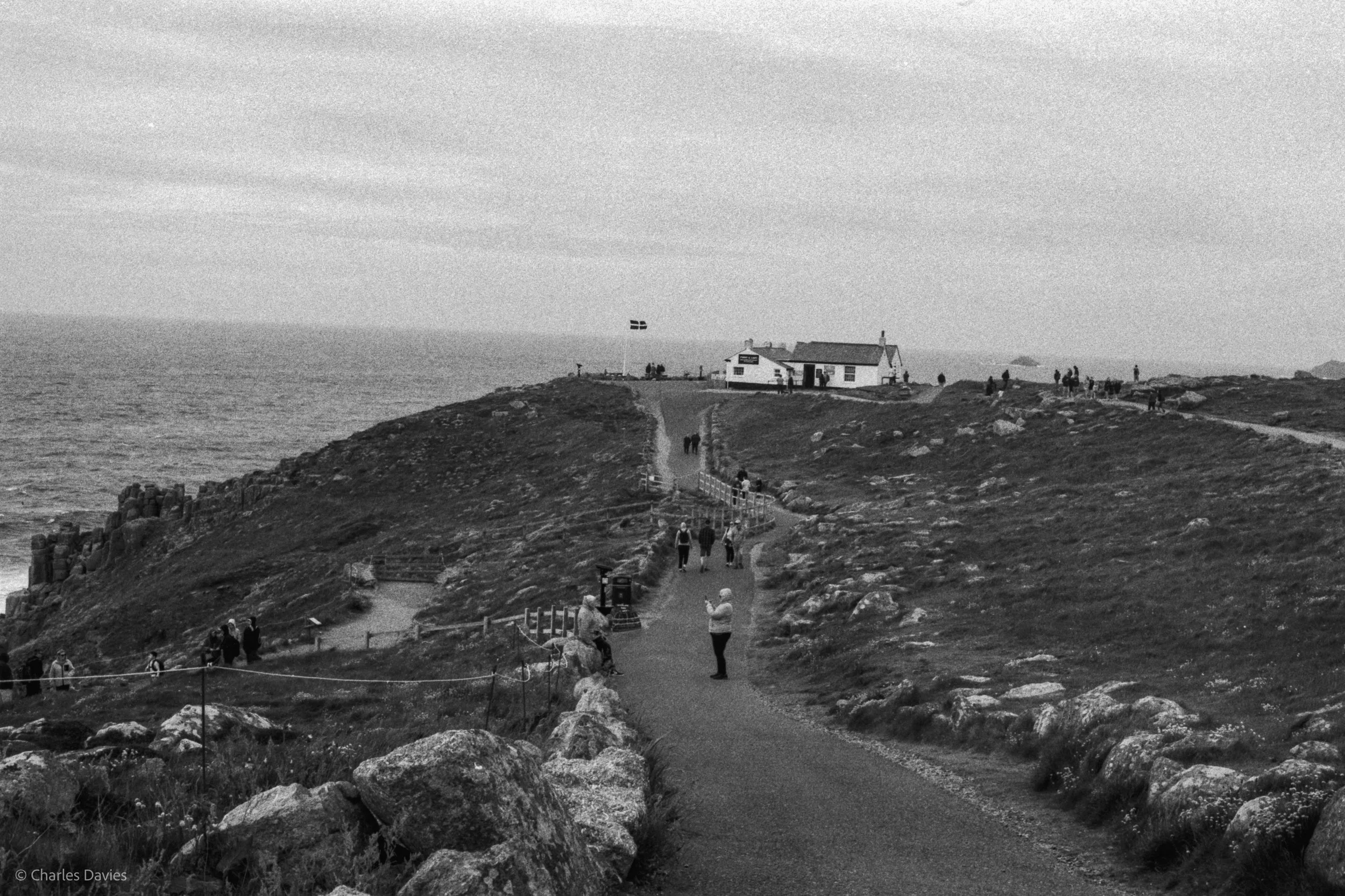 Roll 34 - 2025 - Europe - United Kingdom - Land's End - Kentmere Pan 400 - Contax RTS - 35mm - Film - B&W