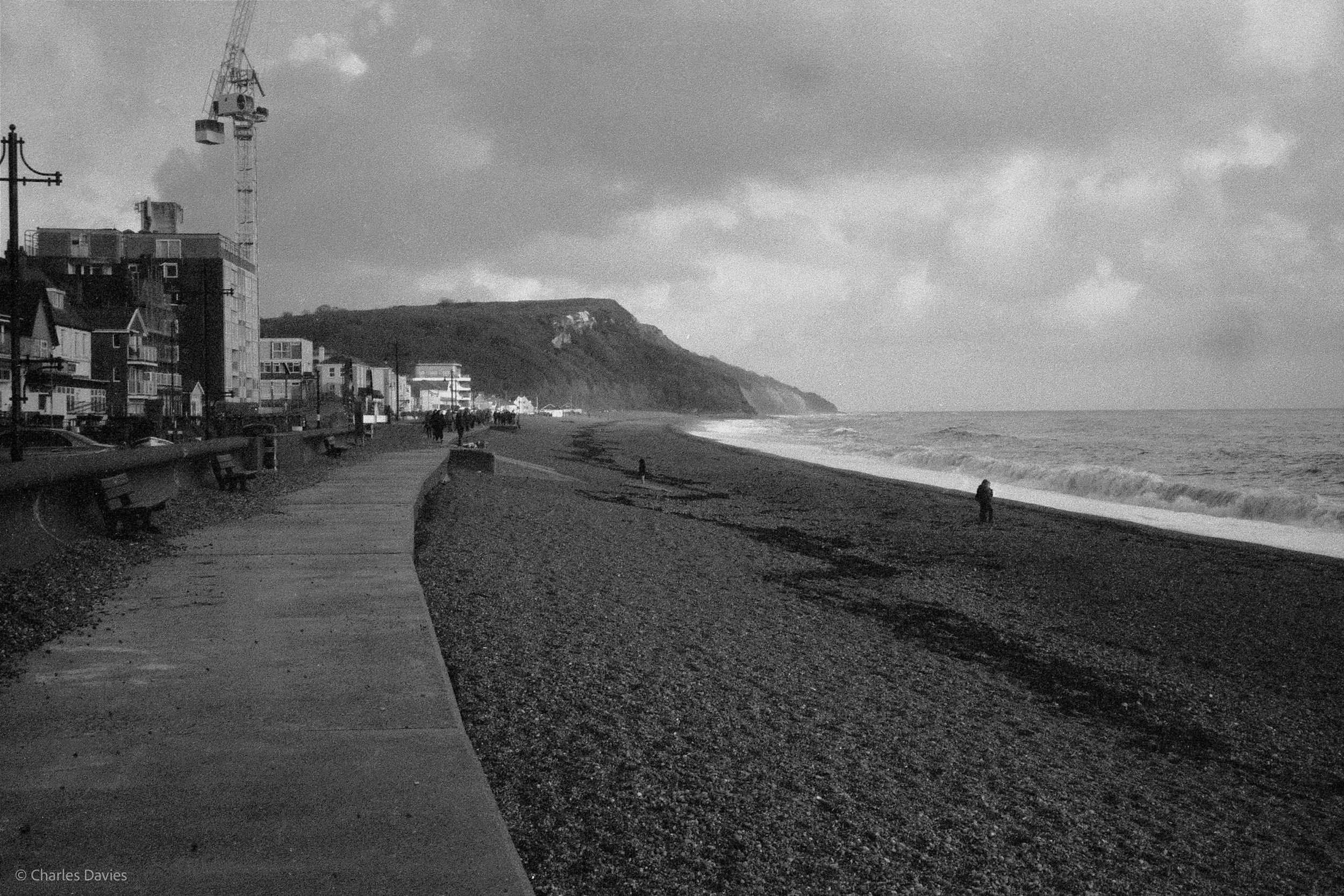 Roll 13 - 2023 - Europe - United Kingdom - Seaton - Ilford HP5 Plus 400 - Olympus 35DC - 35mm - Film - B&W  