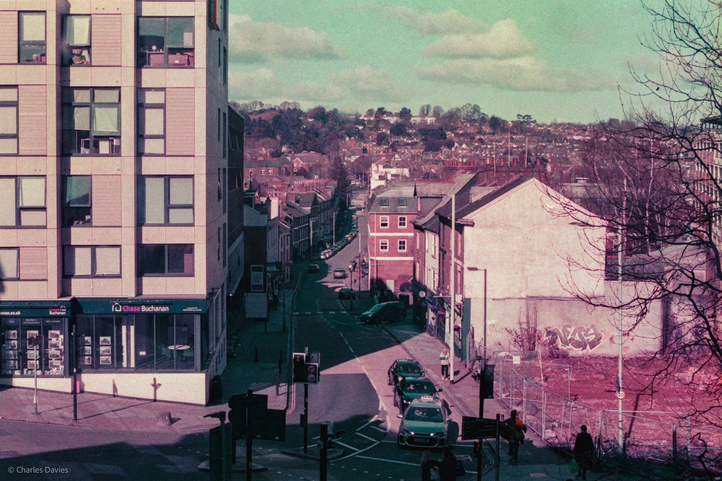 Roll 24 - 2025 - Europe - United Kingdom - Shute - Lomo Purple - Contax RTS - 35mm - Film - Colour