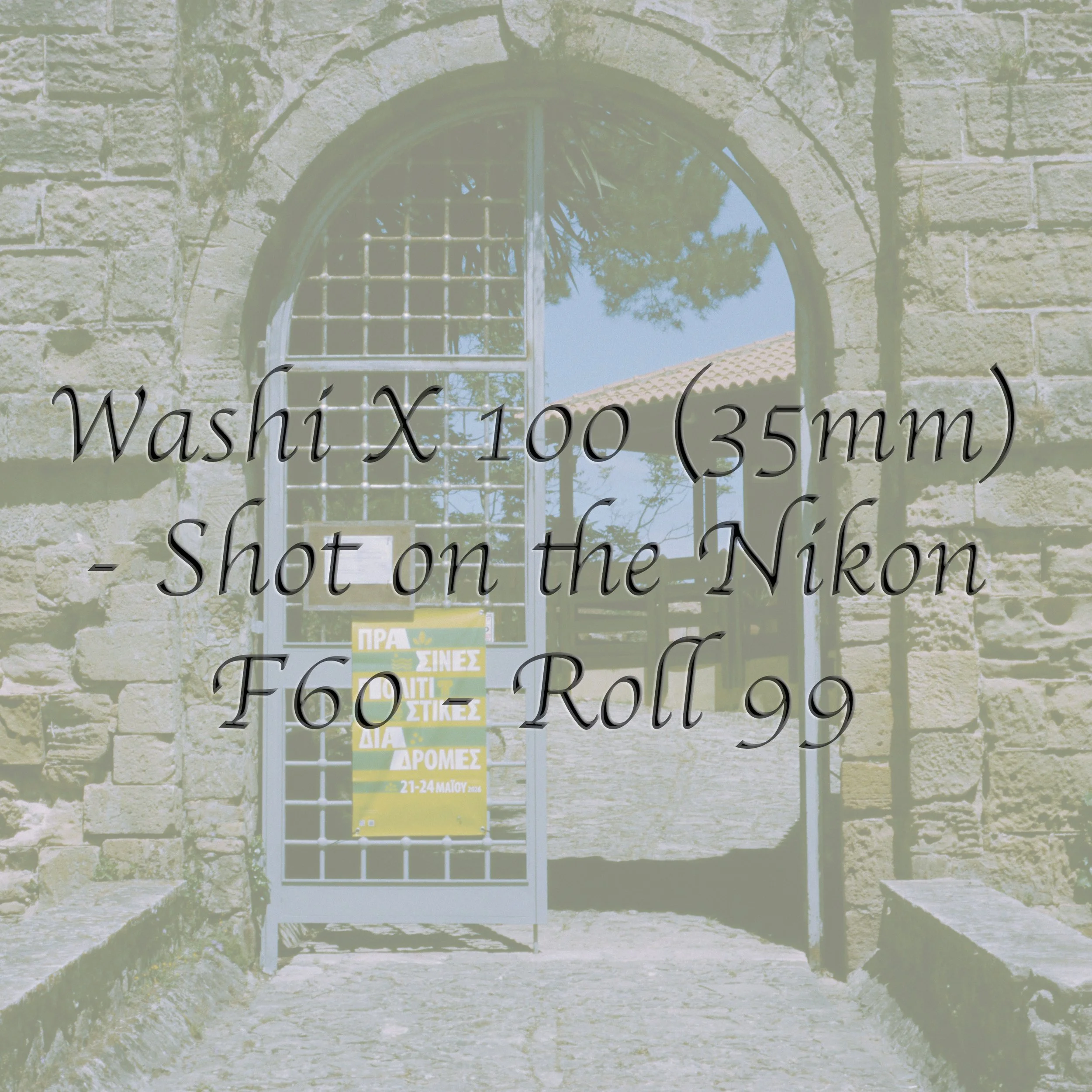 Washi X 100 (35mm) - Roll 99