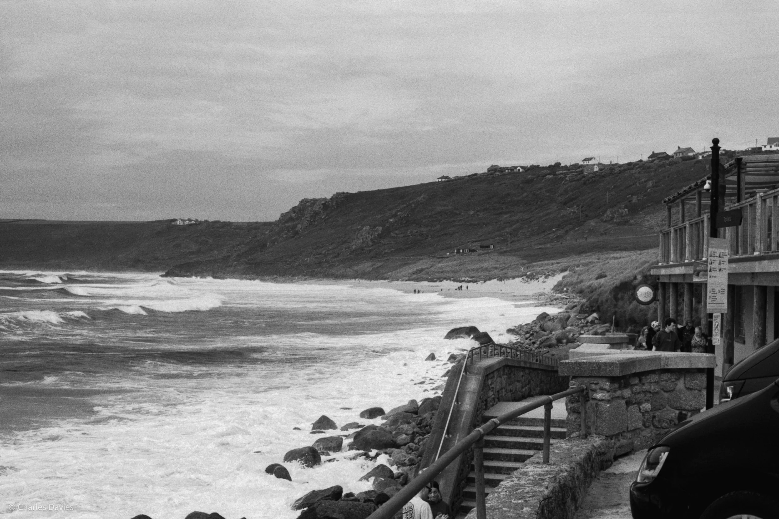 Roll 35 - 2025 - Europe - United Kingdom - Sennen Cove - Fomapan 200 - Contax RTS - 35mm - Film - B&W