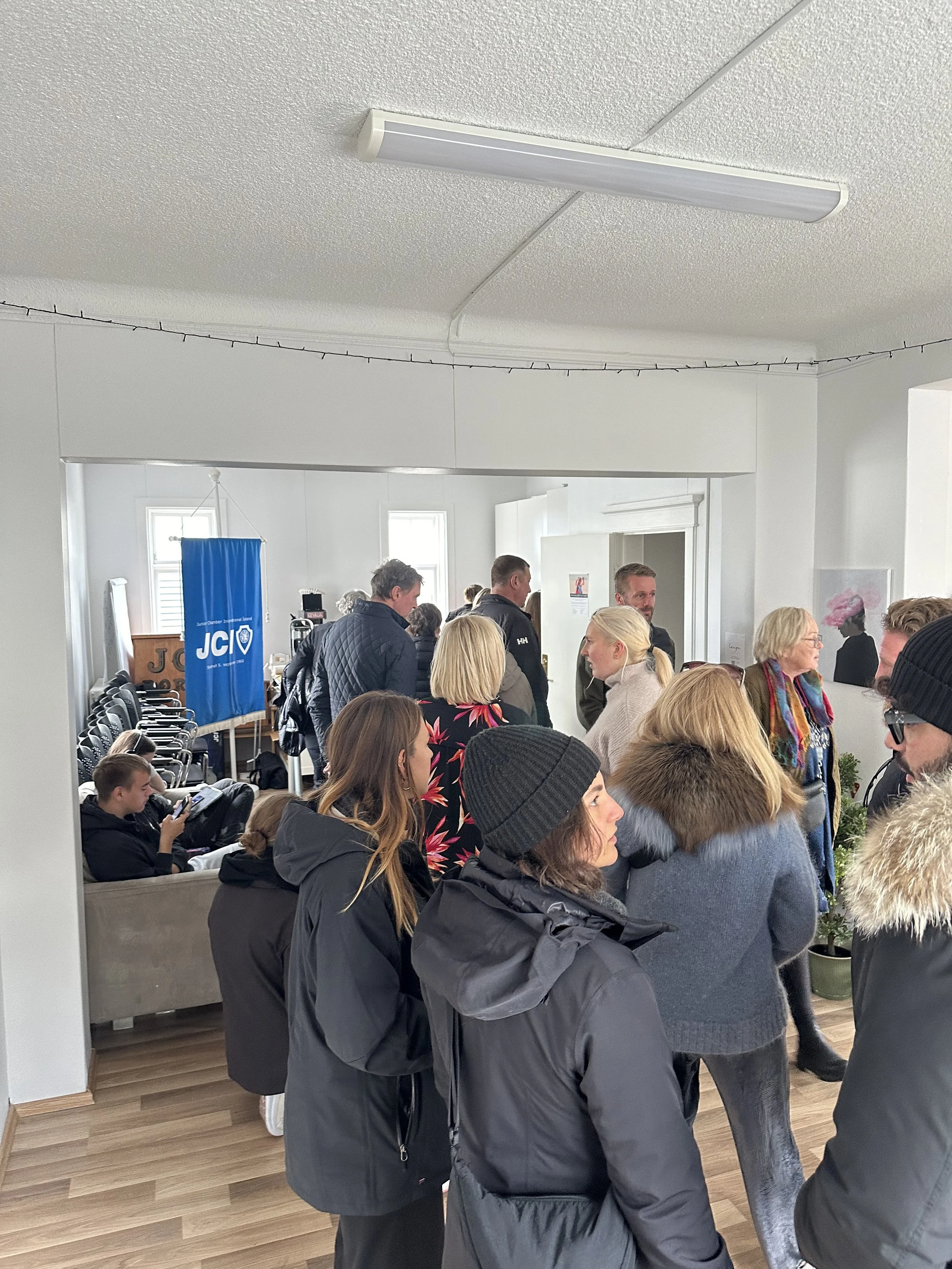Guests at the JCI house on Culture night