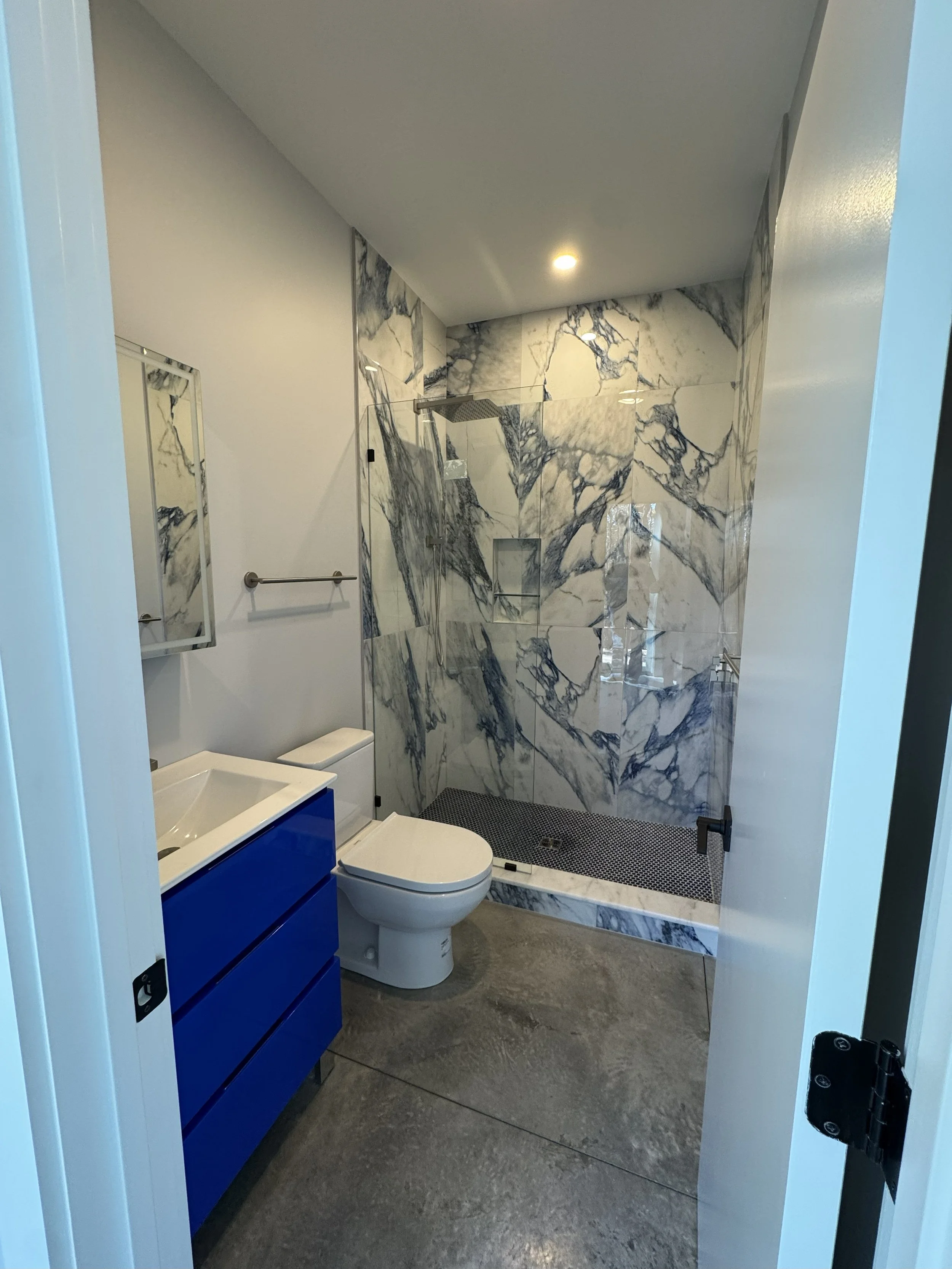 Two story stacked shack.