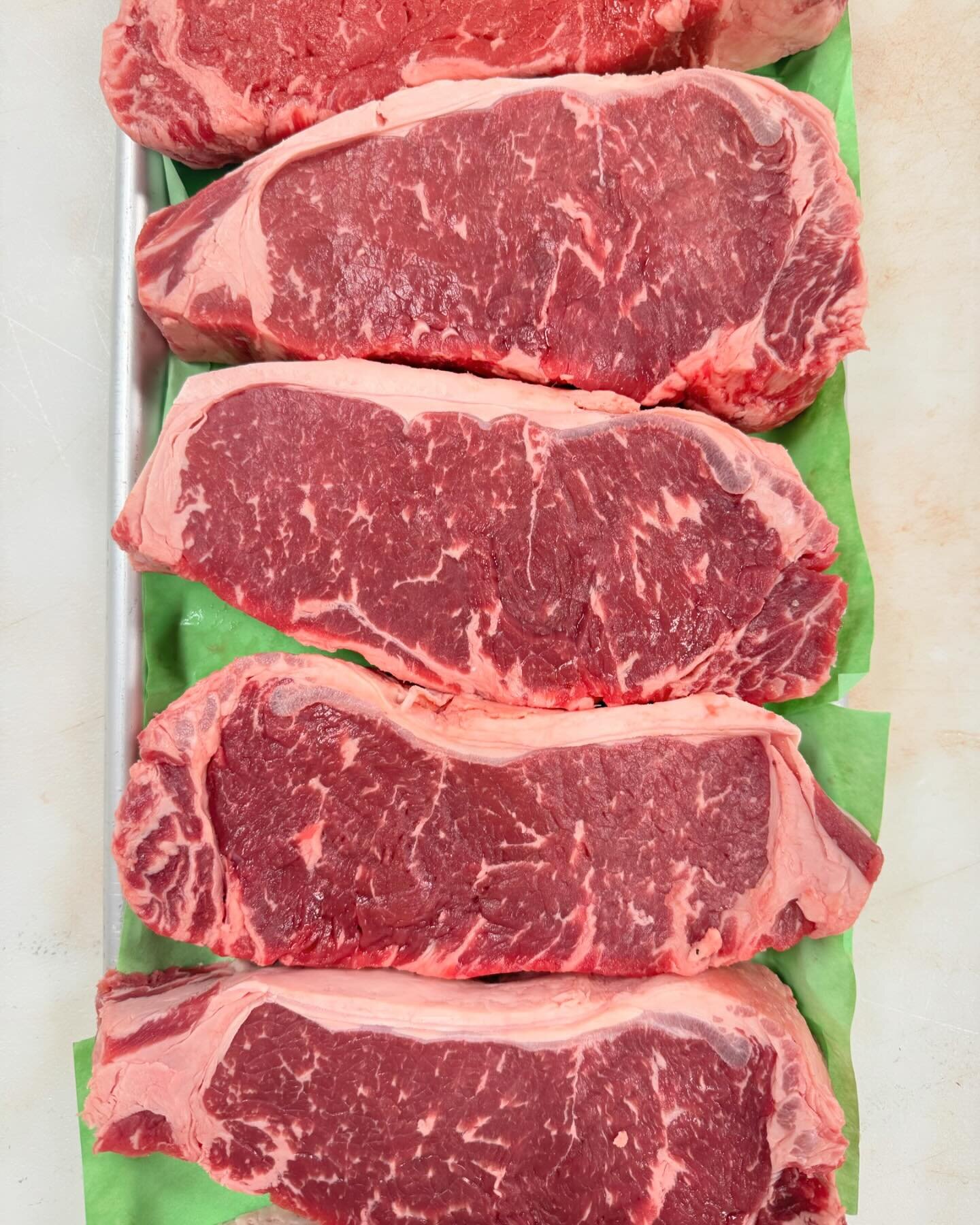 STEAK SPECIAL!!! 🥩 

Enjoy our steak special this weekend! USDA Choice NY Strip for $9.99 per steak!! These are 14oz and Certified Angus. Available at BOTH locations! 

We also have USDA Choice Eye of Round Roasts for $7.99 lb at our SAN ANTONIO loc
