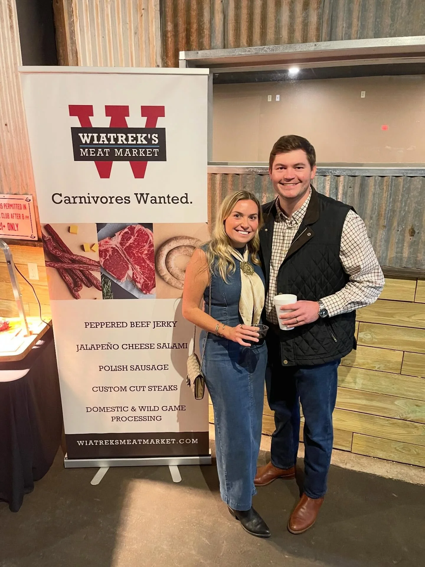 Another Hide Party in the books! Wiatrek&rsquo;s Meat Market is proud to be the official meat provider for this annual @sanantoniorodeo dinner. Thank you to the auction committee, and most importantly, thank you to the buyers who will participate in 