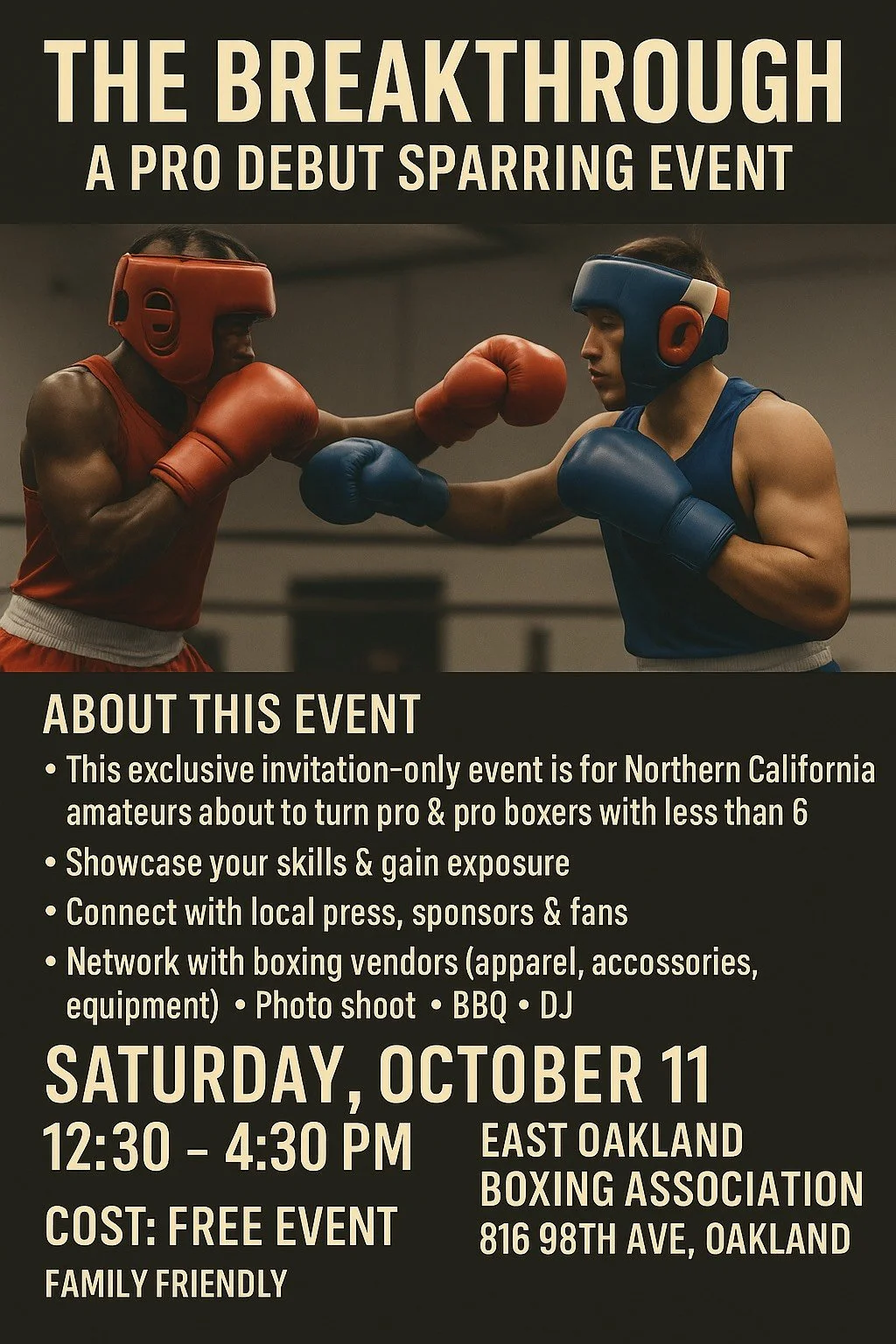 The Breakthrough: A pro debut sparring event