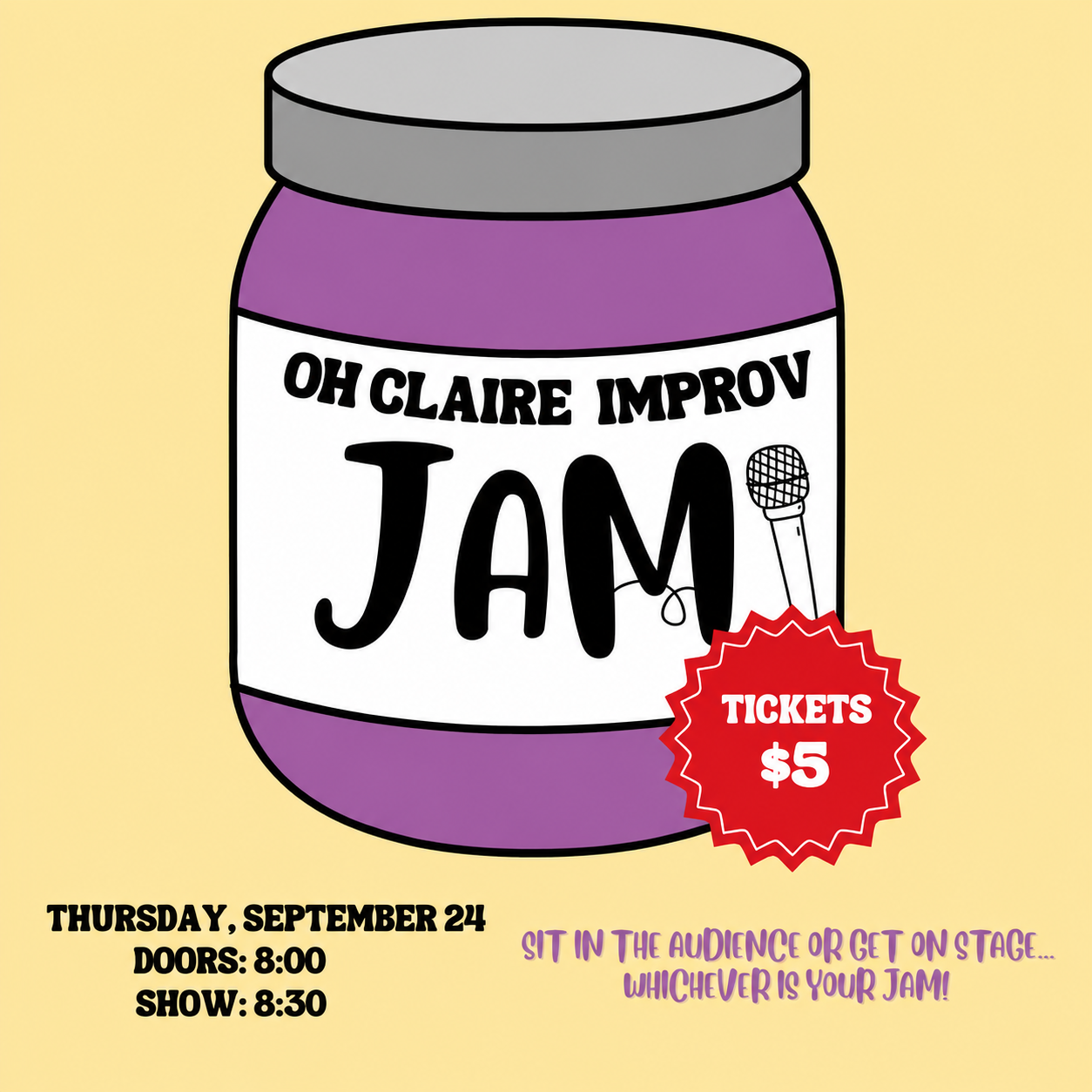 Oh Claire Improv Jam 
