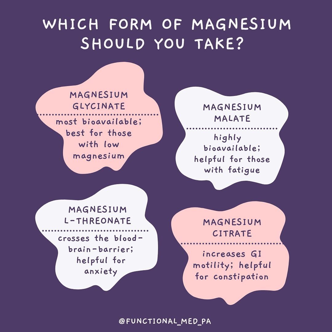 🤷🏻&zwj;♀️ Did you know that approximately 1/2 of the US population doesn't consume enough magnesium to meet their daily requirements? Magnesium is needed for over 300 metabolic reactions in the body (such as for energy production, bone formation, n
