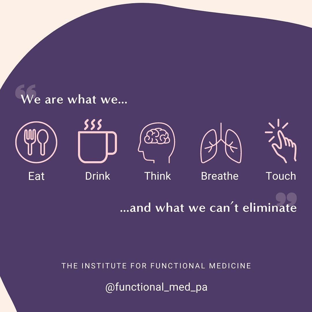 I love this quote from @instituteforfxmed 

We are not just what we eat but also what we 𝙩𝙝𝙞𝙣𝙠, 𝙗𝙧𝙚𝙖𝙩𝙝𝙚, 𝙩𝙤𝙪𝙘𝙝 𝘼𝙉𝘿 𝙘𝙖𝙣&rsquo;𝙩 𝙚𝙡𝙞𝙢𝙞𝙣𝙖𝙩𝙚.

I would even take this one step further to say we are not just what we eat but