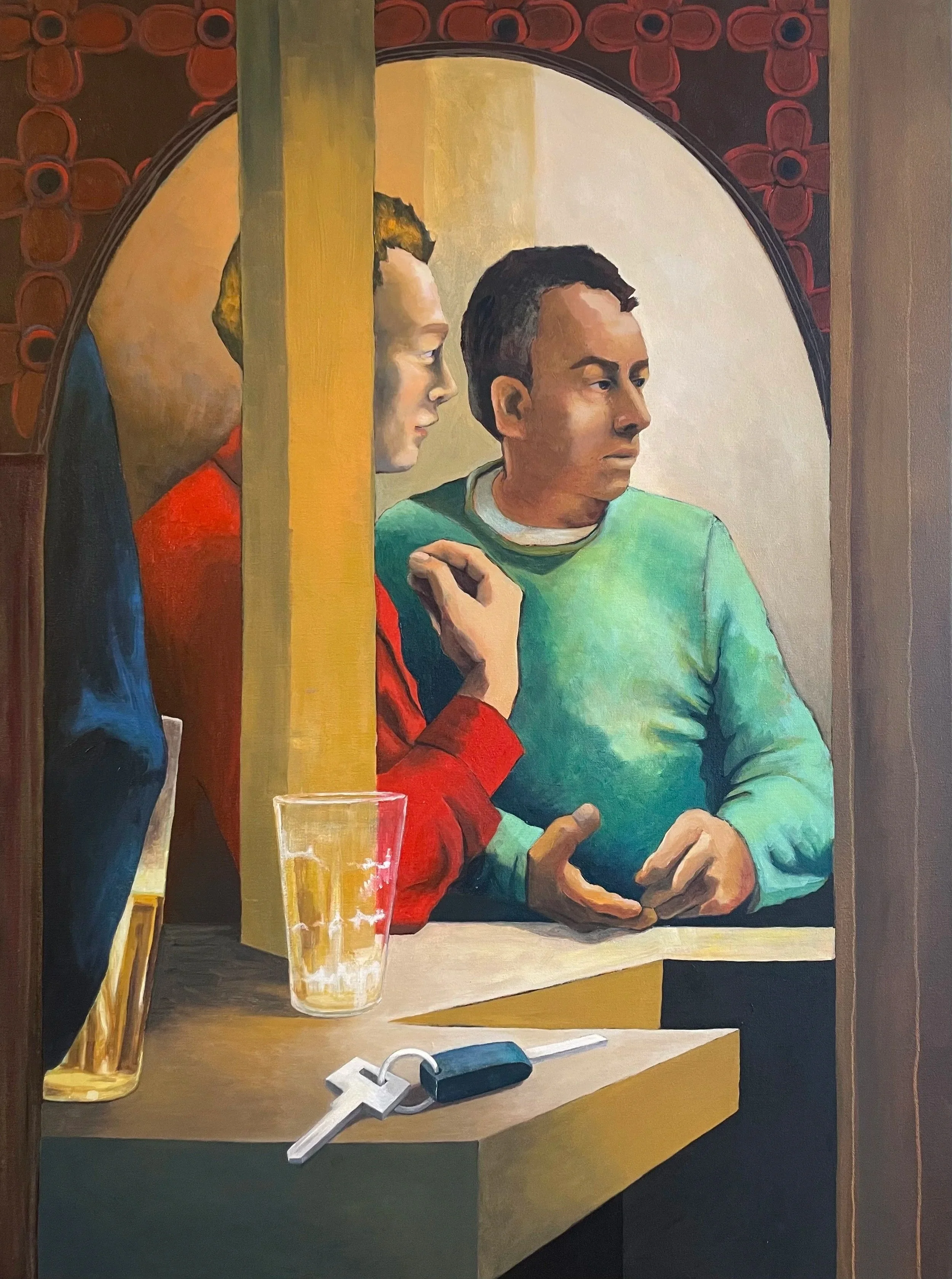 Peter & Paul 2025.  Oil on canvas