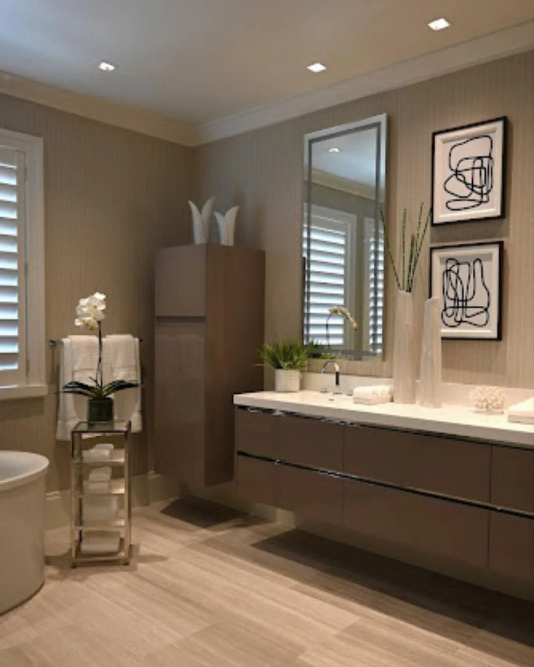 @lacava_design enhances the design narrative in a home with material refinement through fixture consistency. 

This project we recently completed features multiple bathrooms, each anchored by Lacava's Italian fixture collections creating coordinated 