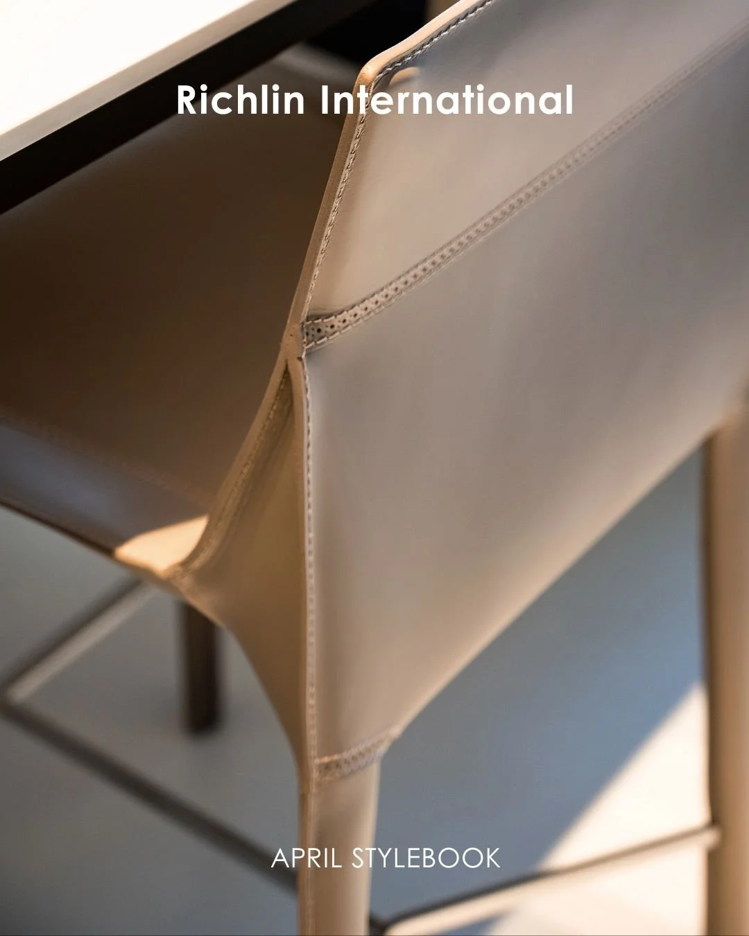 April Stylebook Feature | Seating that elevates without imposing. The Seattle stool by @poliform_official&mdash;designed by Jean-Marie Massaud&mdash;demonstrates how kitchen seating achieves both structural stability and visual restraint. The slender