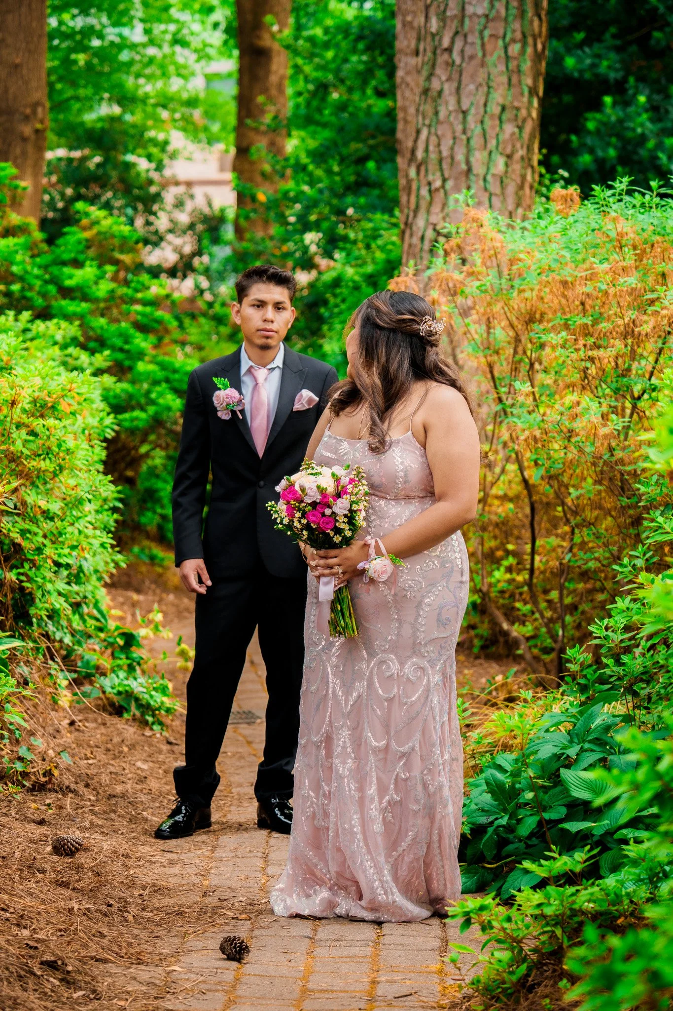 wral-azalea-gardens-raleigh-nc-prom-photography-couple-walking-garden-kzk-visuals.jpg
