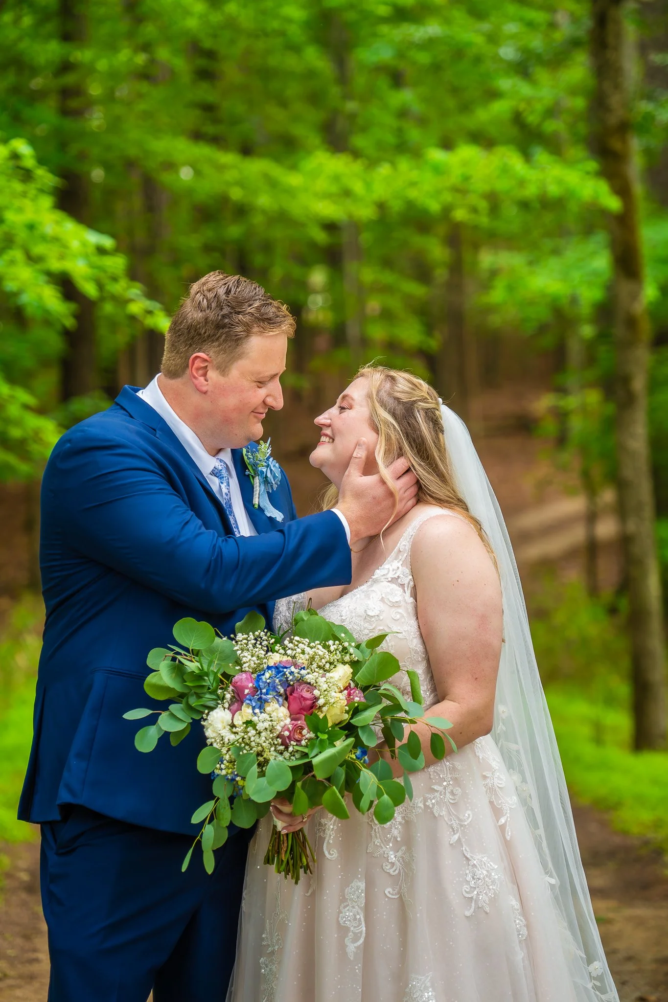 april-john-wedding-couple-close-portrait-wooded-mini-acre-farms-raleigh-nc.jpg