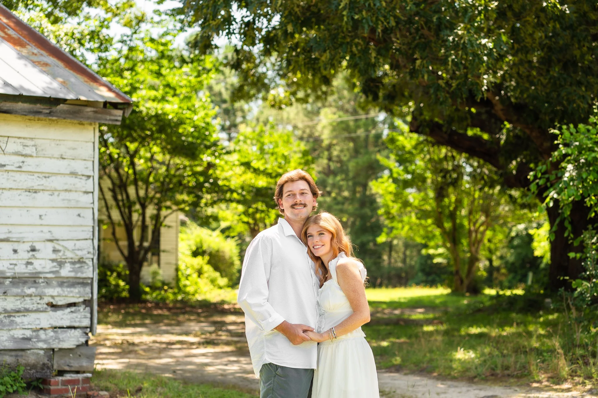 A Laid-Back, Romantic Couples Session in Clayton | North Carolina