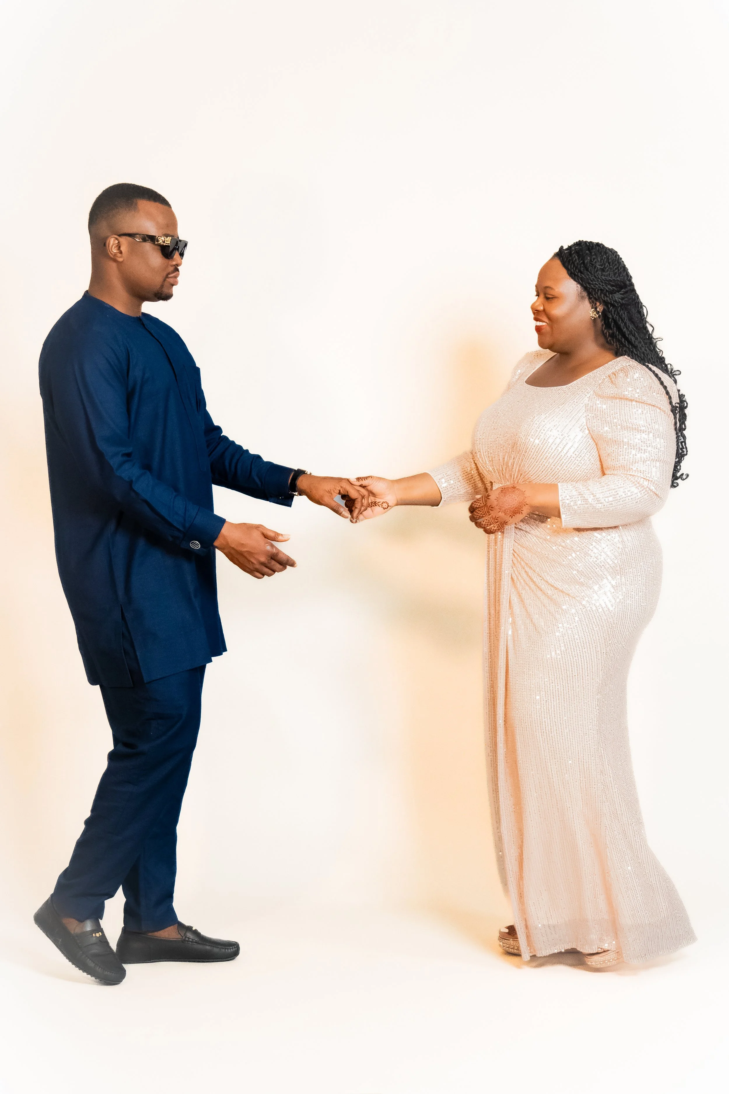 An Intimate Raleigh Wedding with Studio Portraits, a Mosque Ceremony, and a Meaningful Reception