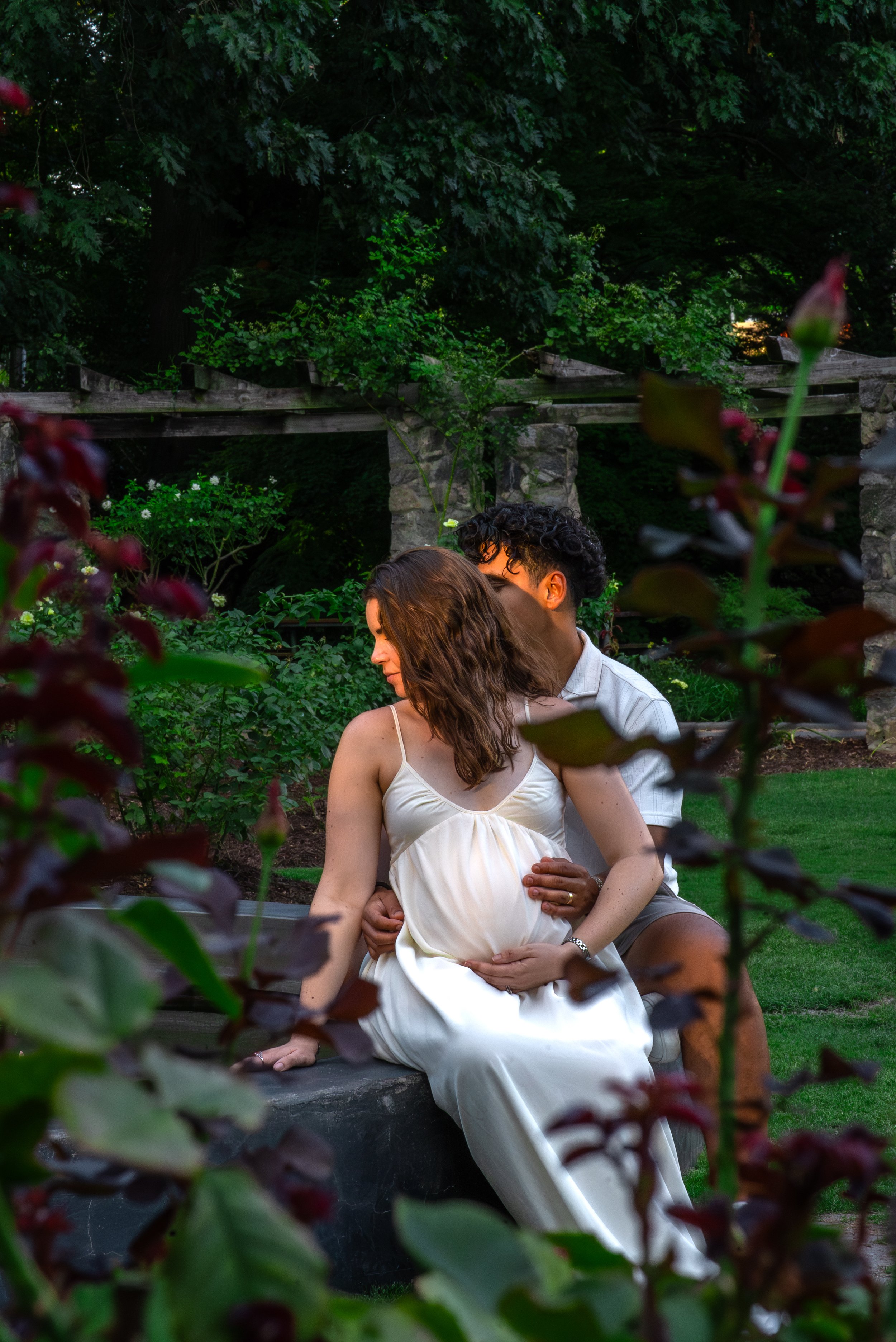 raleigh-rose-garden-raleigh-nc-maternity-session-flowers-foreground.jpg