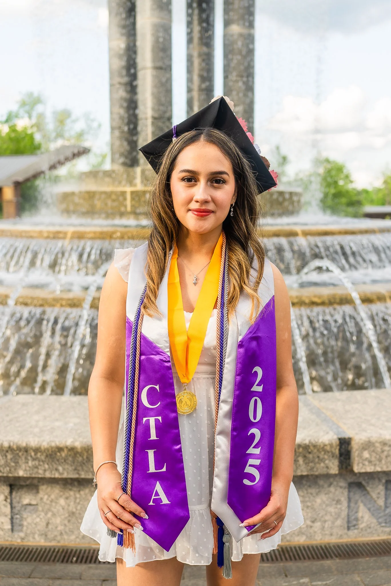 A Joyful Graduation Session at Downtown Cary Park | Cary, NC