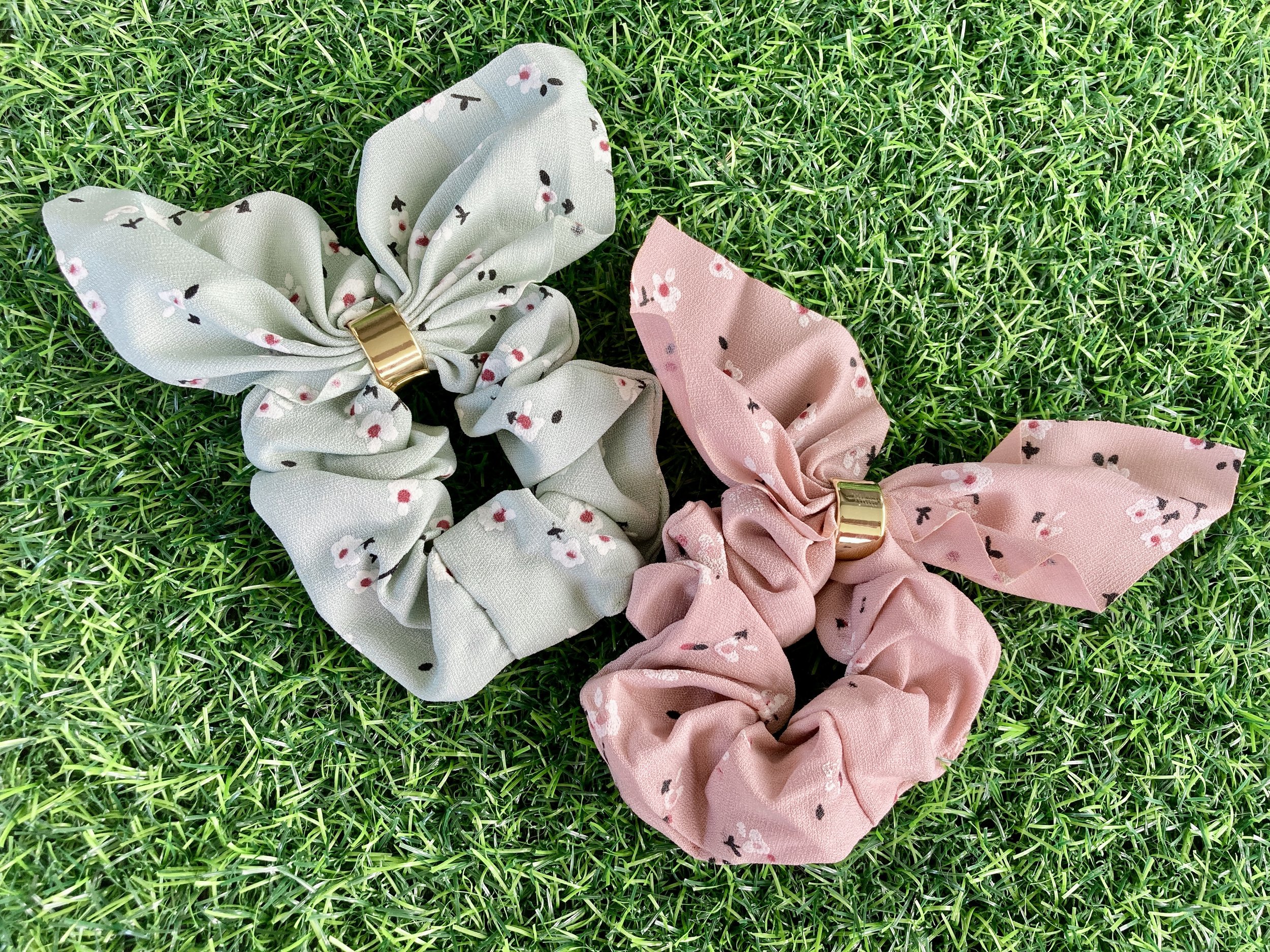 Bun-Bun Cherry Blossom Scrunchie