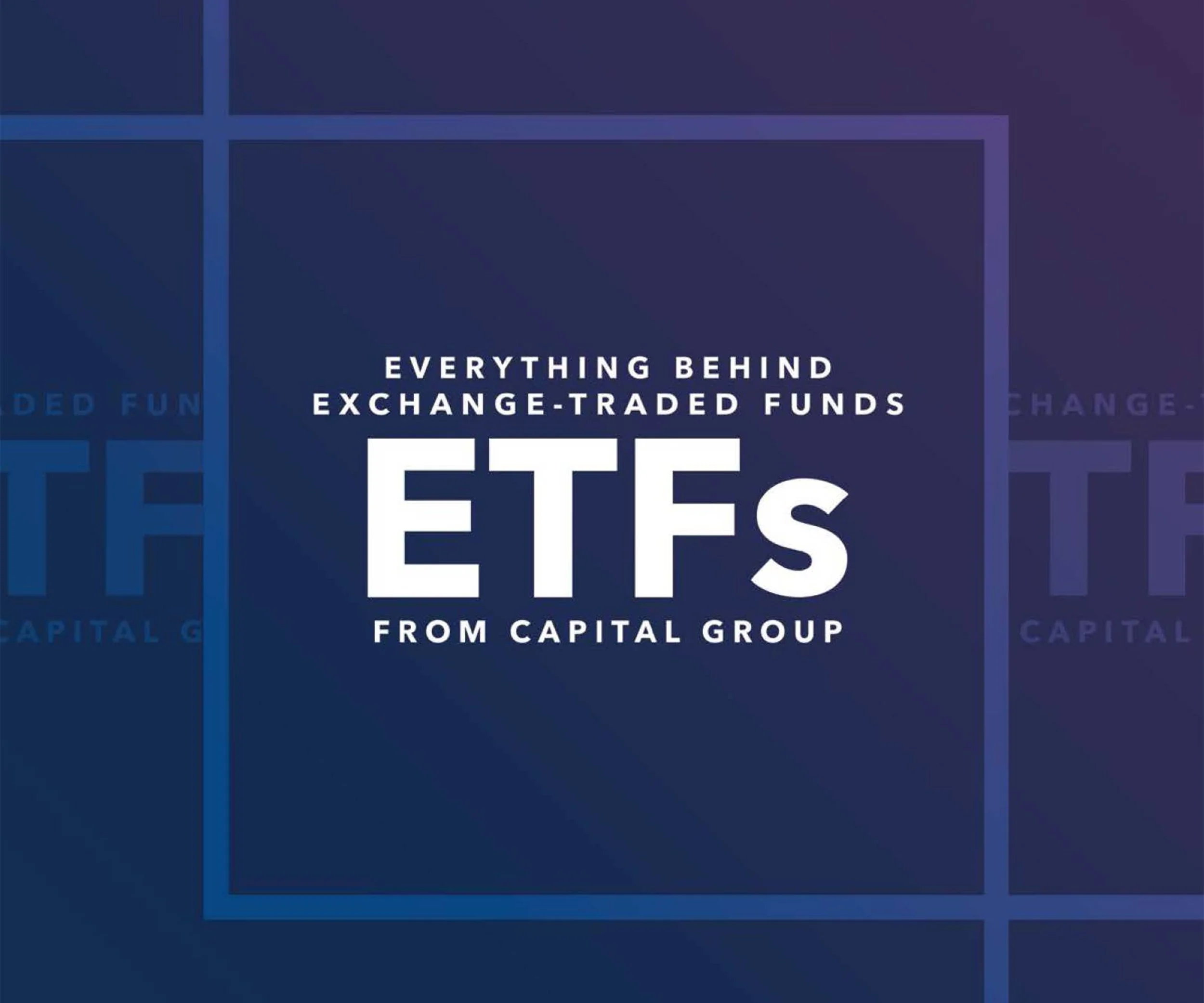 Capital Group ETF Investing Guide — UX/UI design, landing page architecture, video template system, and ETF brochure cover. UX/UI Designer & Brand Lead · 2024–2025