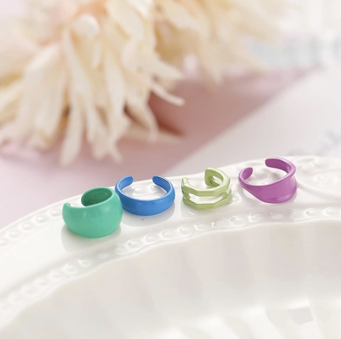 Colorful Enamel Ear Cuff