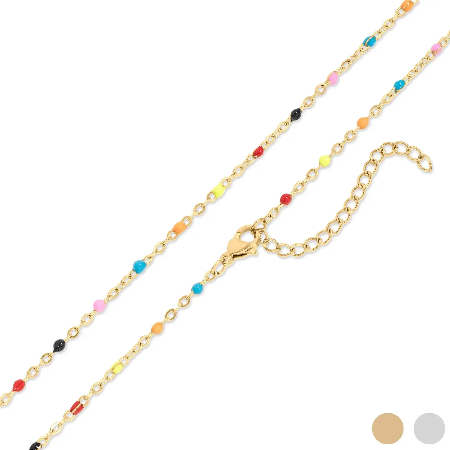 Color Dot Necklace