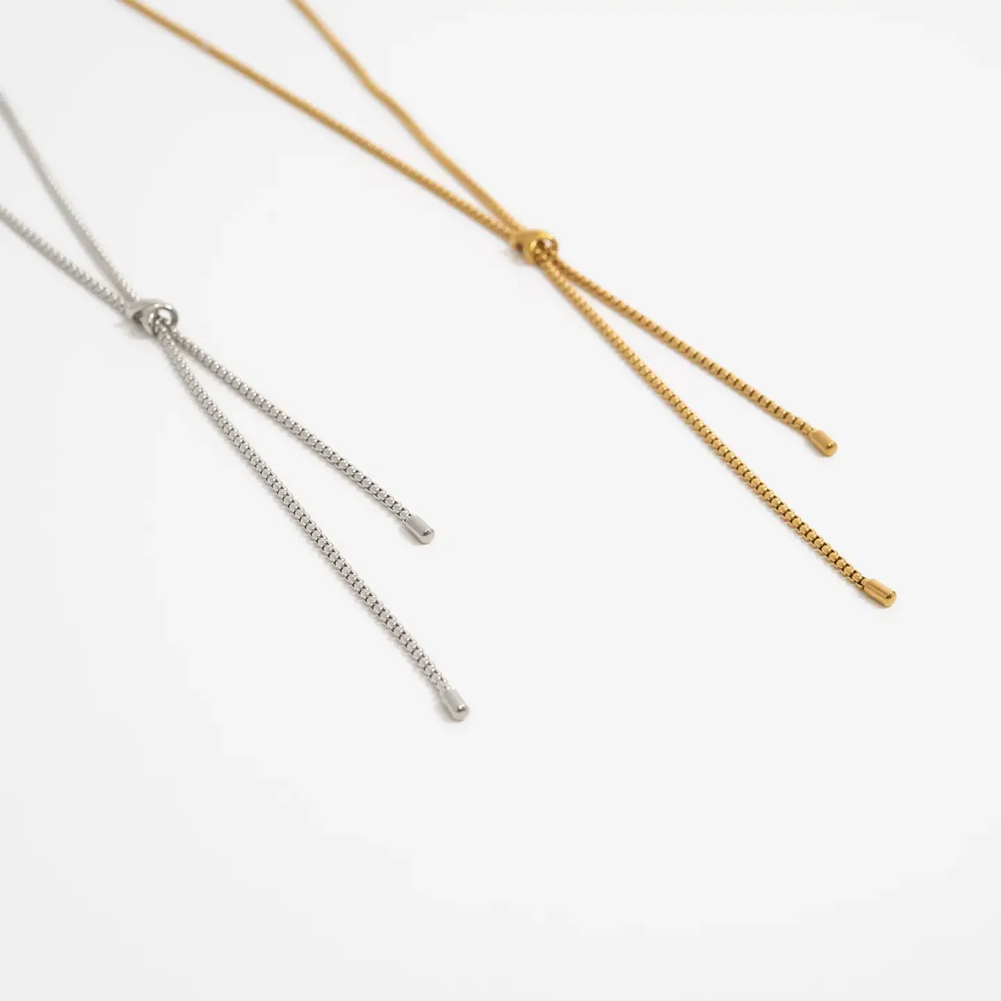 X Rope Dainty Lariat Chain