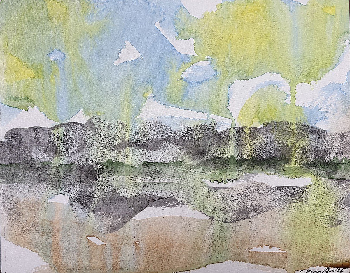  Sticky Hot  
Watercolour 8"x10"